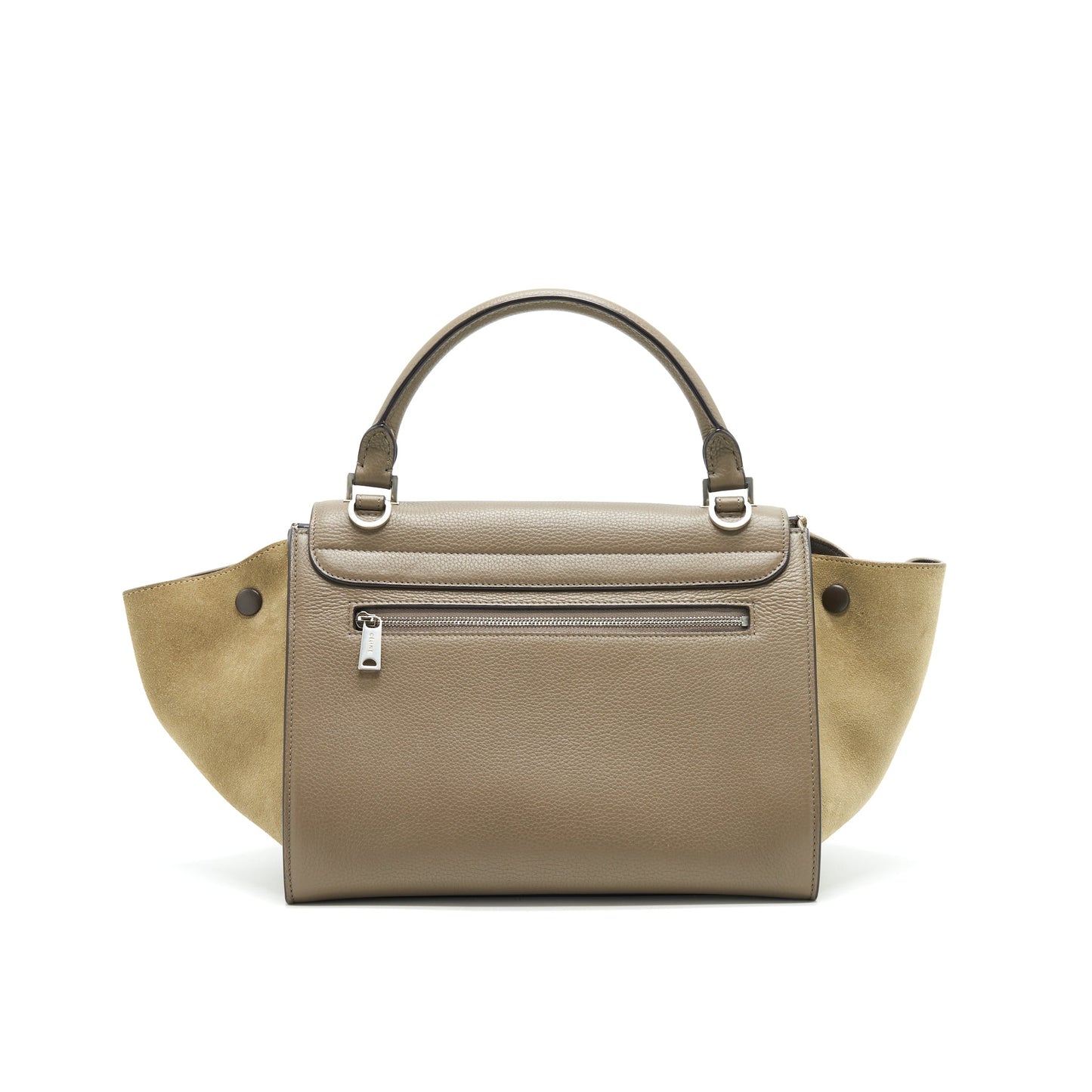 CELINE SMALL TRAPEZE BAG LIGHT GREY SHW