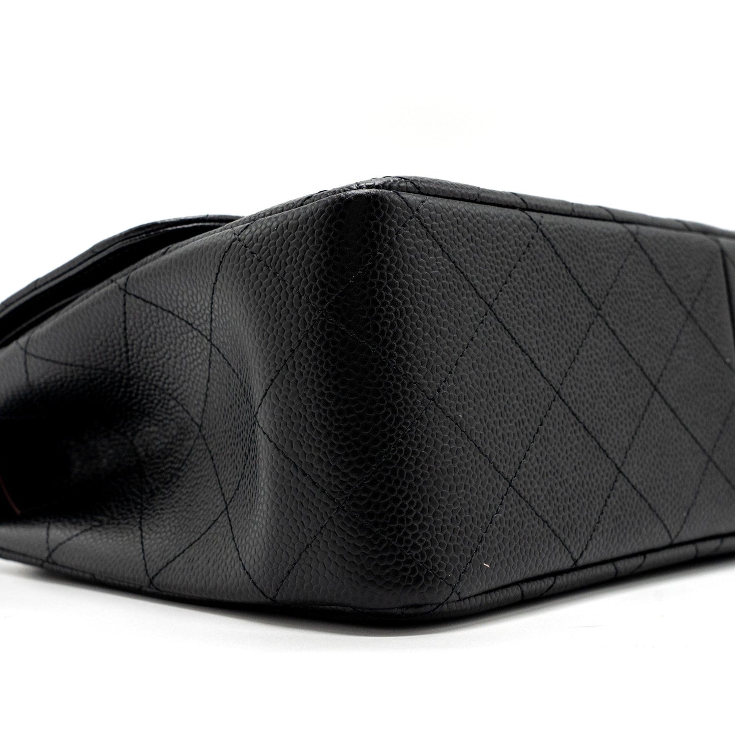 chanel classic jumbo double flap bag caviar black GHW