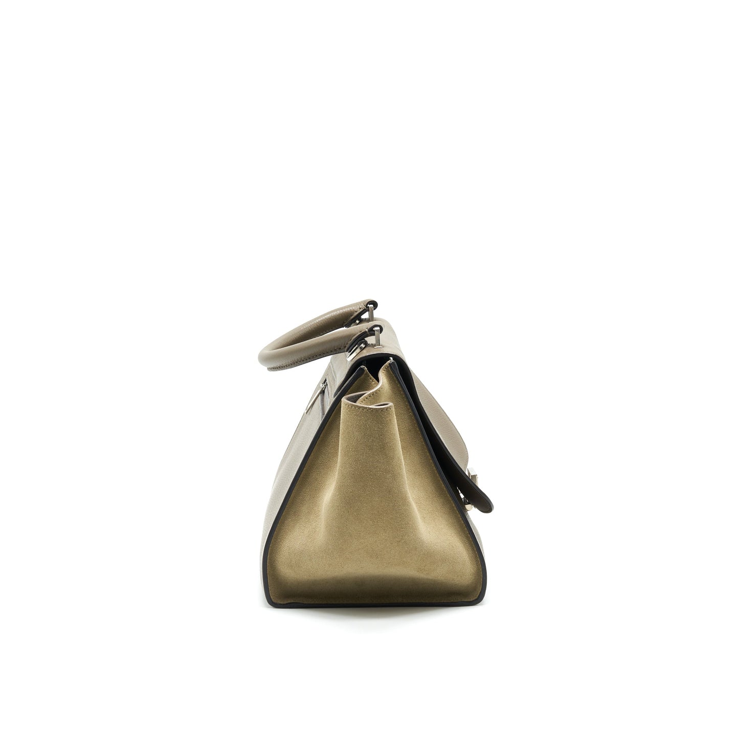 CELINE SMALL TRAPEZE BAG LIGHT GREY SHW