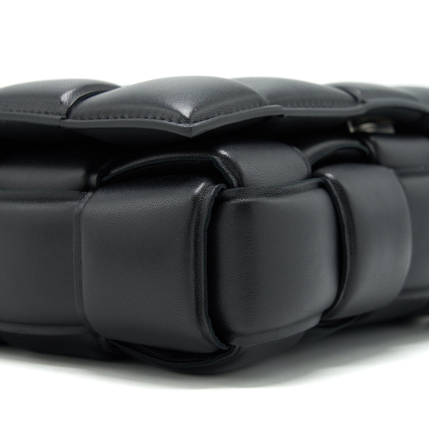 Bottega Veneta Padded Cassette Black SHW