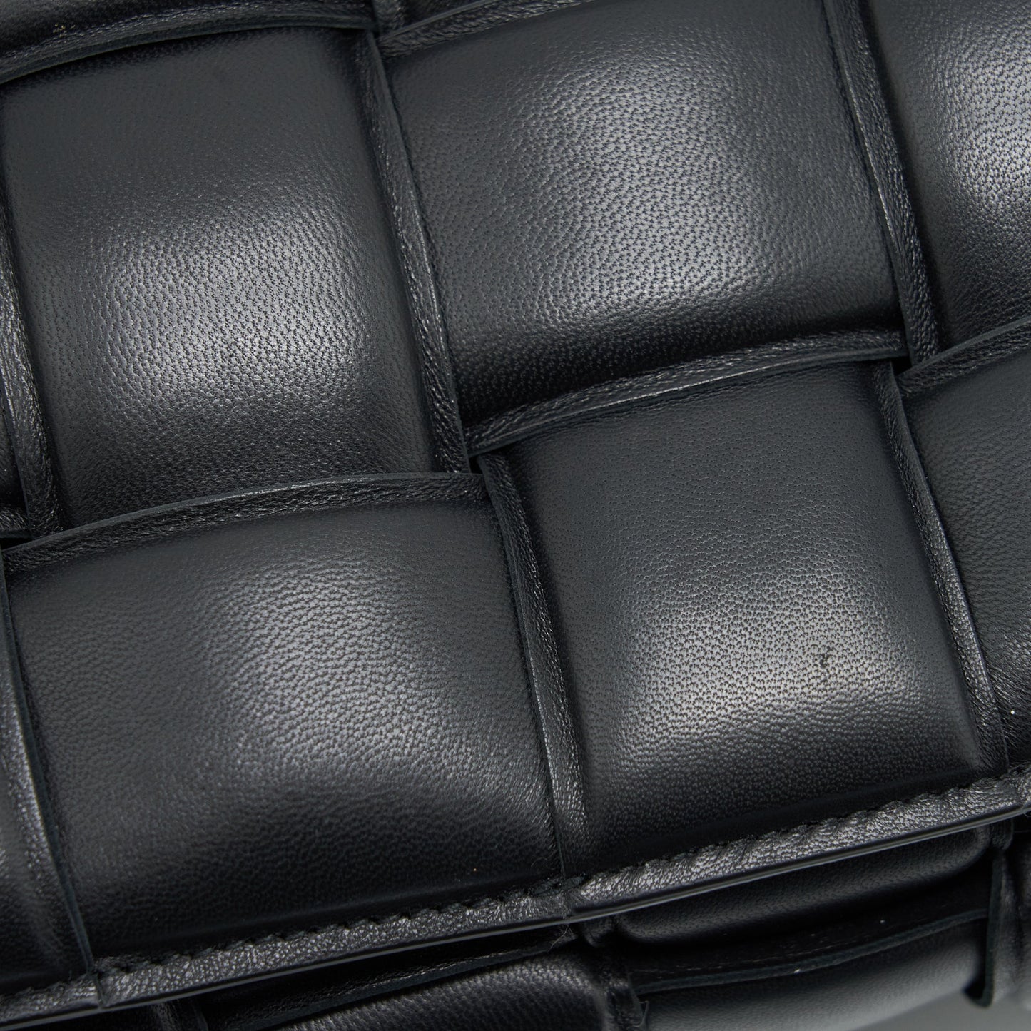 Bottega Veneta Padded Cassette Black SHW