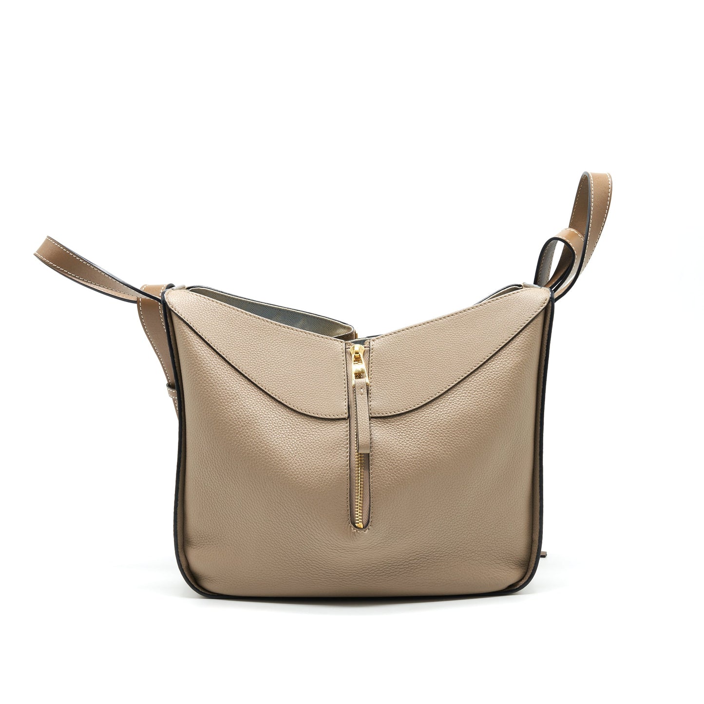 Loewe Hammock Bag In Beige / Brown