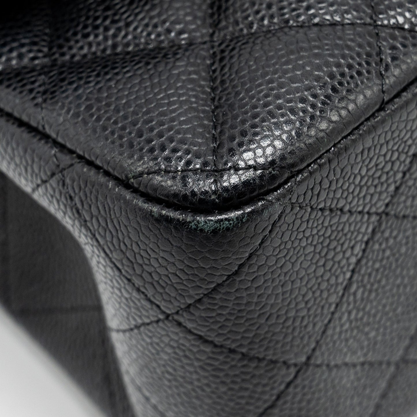 Chanel Jumbo Classic Double Flap Bag Caviar BLACK SHW