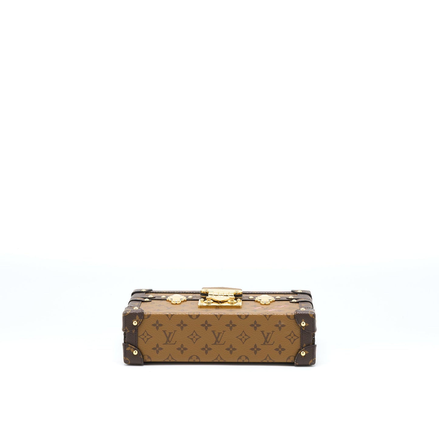 Louis Vuitton Petite Malle Monogram Reverse Canvas GHW