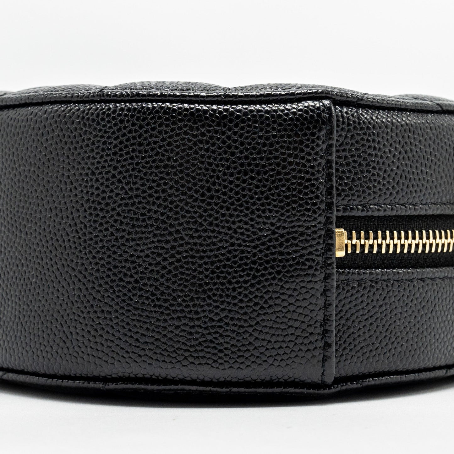 Chanel Round Clutch with Chain Caviar Black LGHW