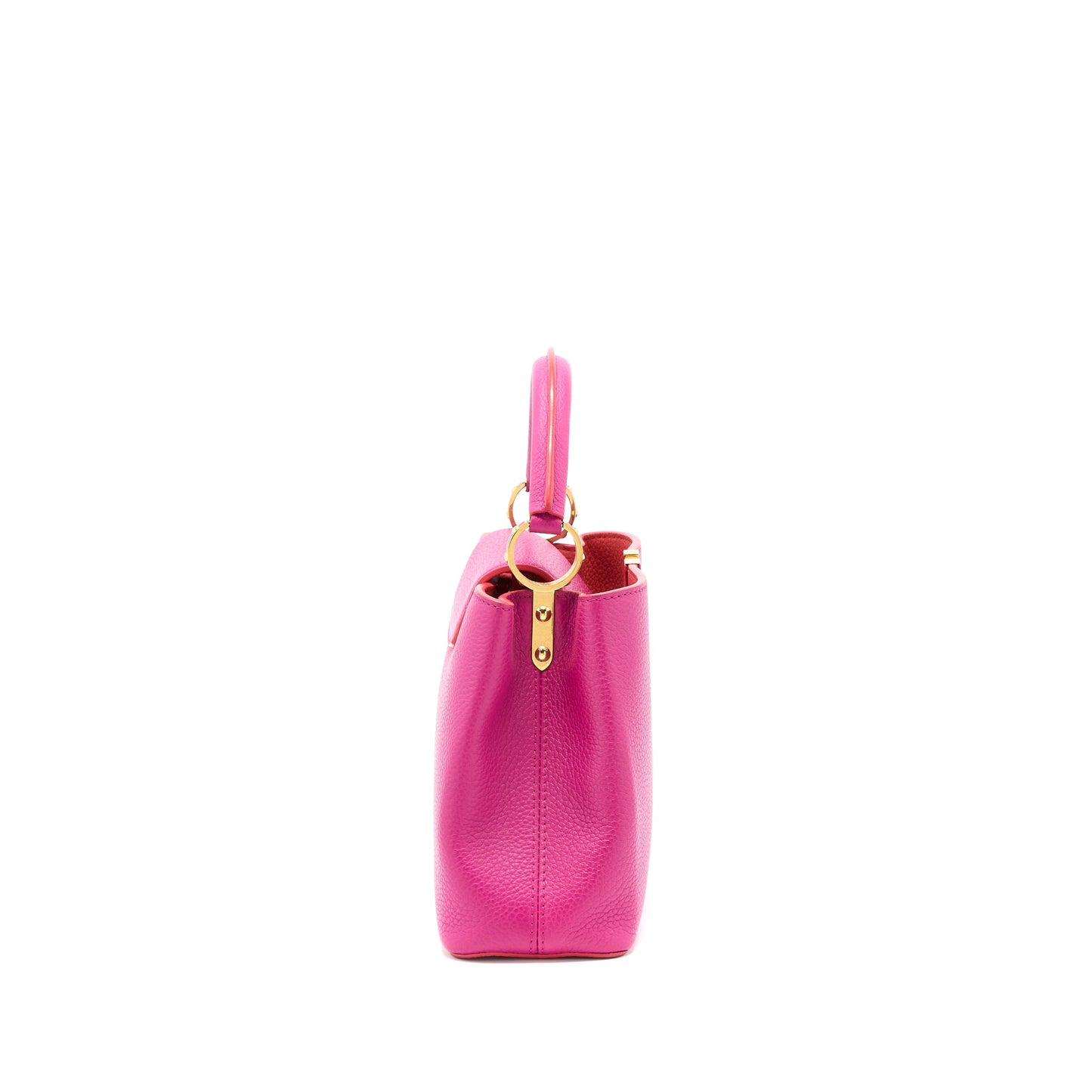 Louis Vuitton Capucines BB Calfskin Pink/Bright Orange GHW