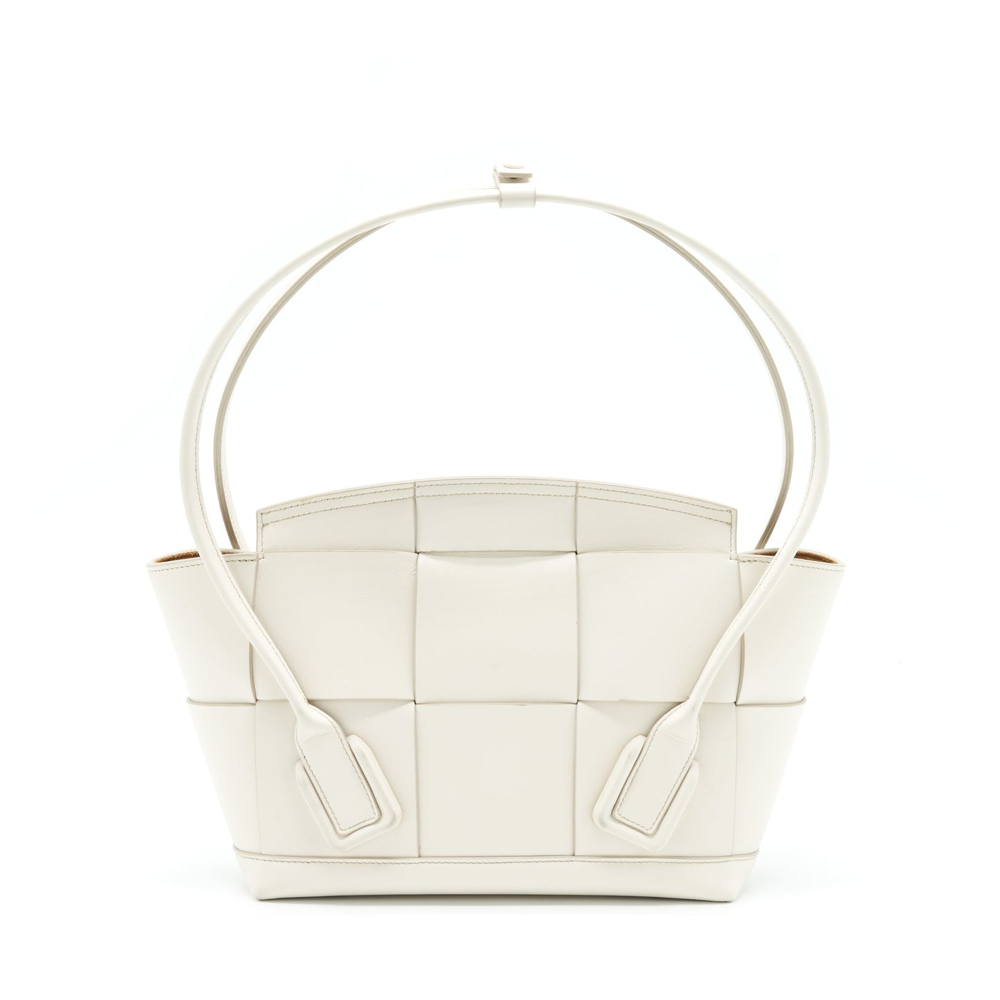 Bottega Veneta Arco Bag Calfskin White SHW