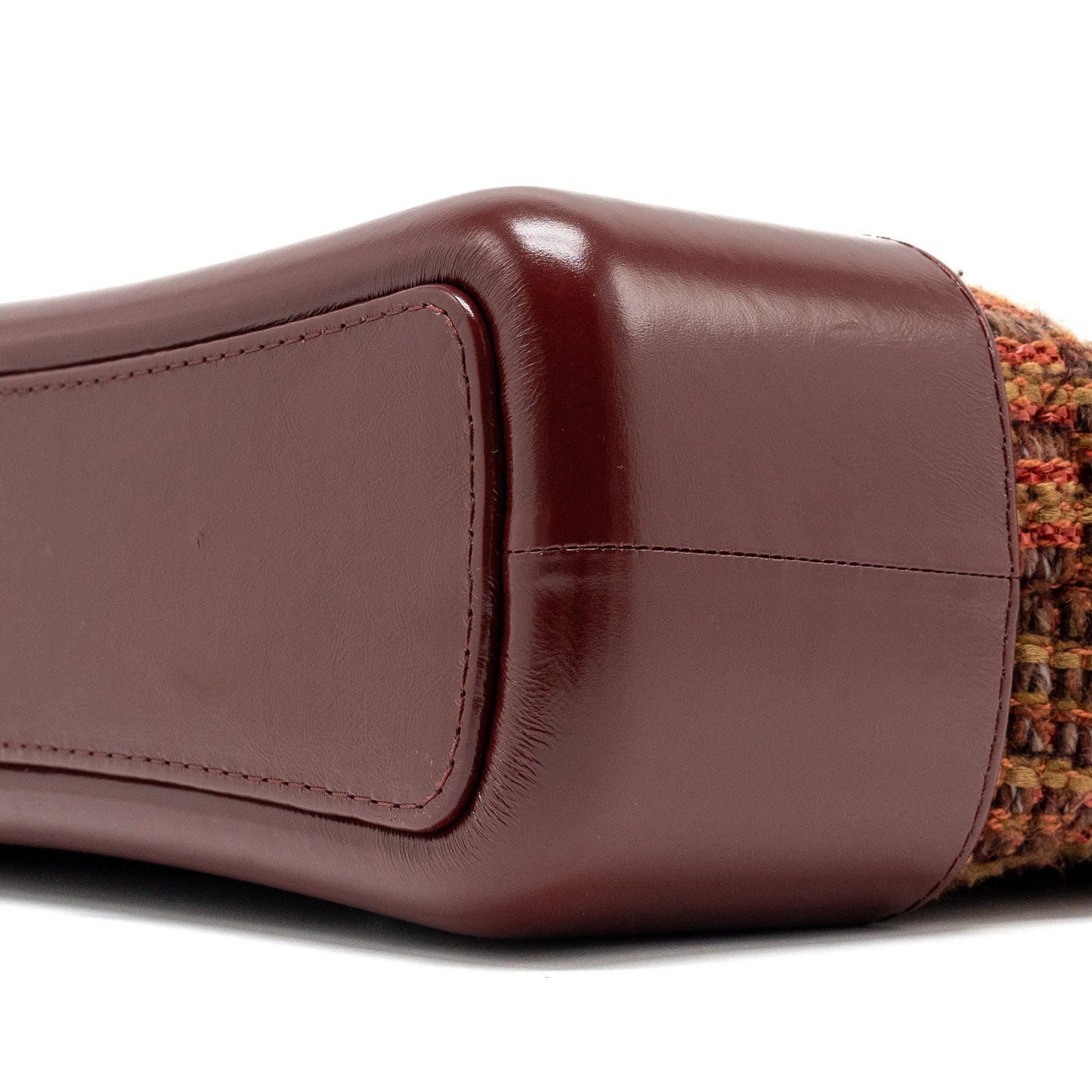 Chanel Gabrielle hobo bag tweed/ calfskin red/multicolour multicolour hardware