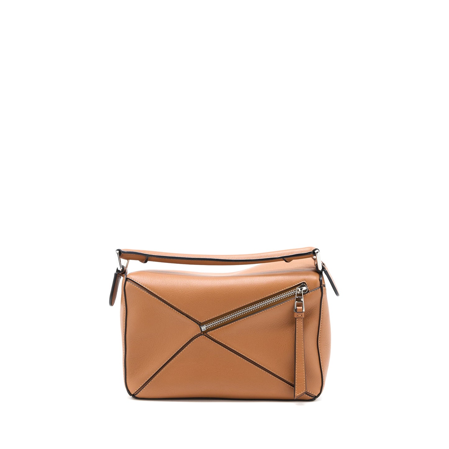 Loewe Small Puzzle Bag Classic Calfskin Tan SHW