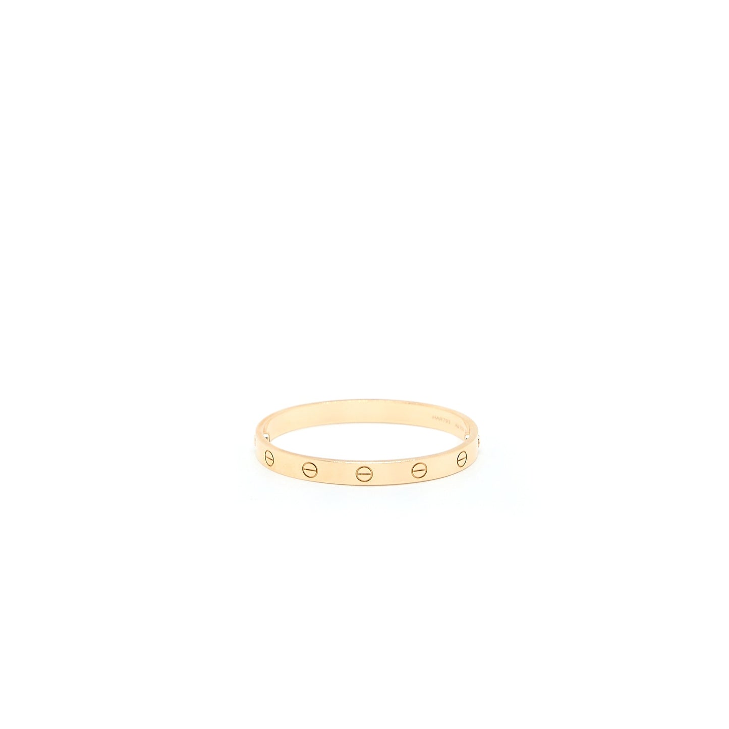 Cartier Size 16 Love Bracelet 18k Rose Gold