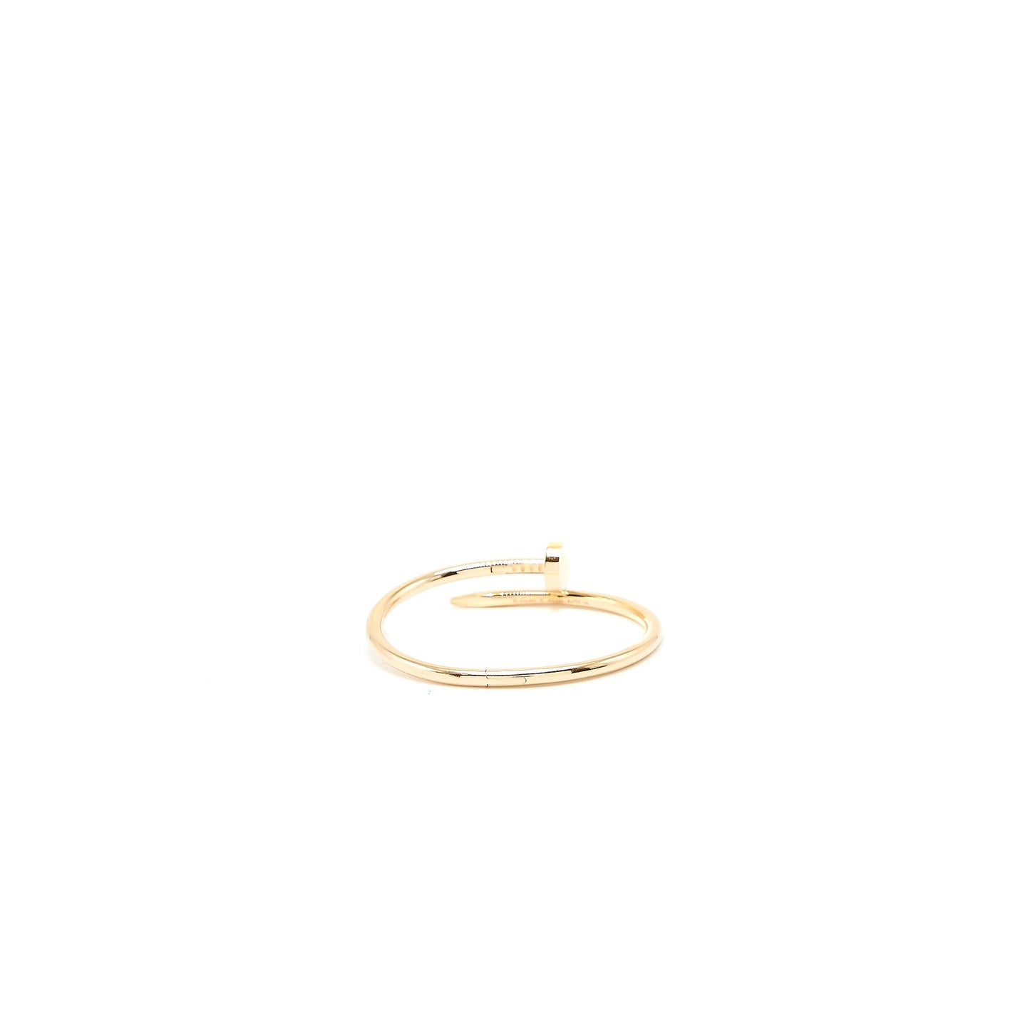Cartier Size 15 Juste Un Clou Bracelet 18k Rose Gold