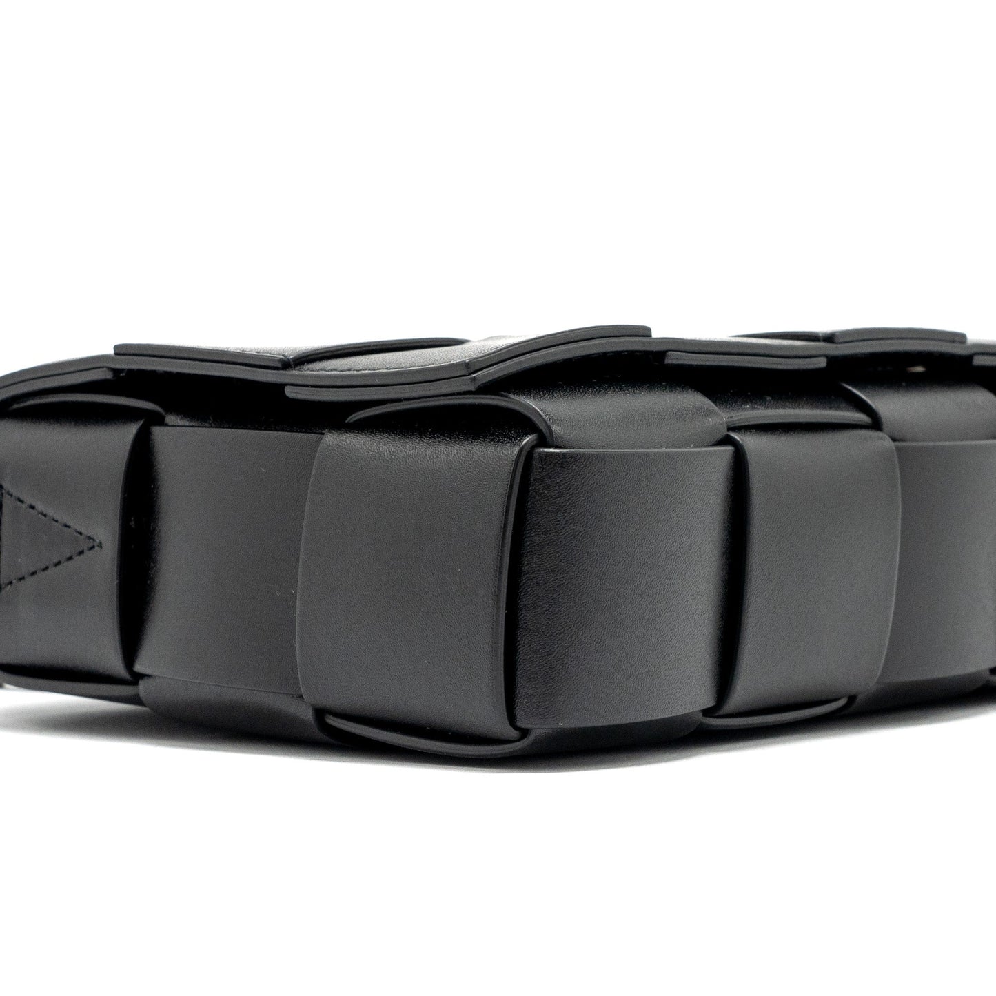 Bottega Veneta Small Cassette Leather Black SHW