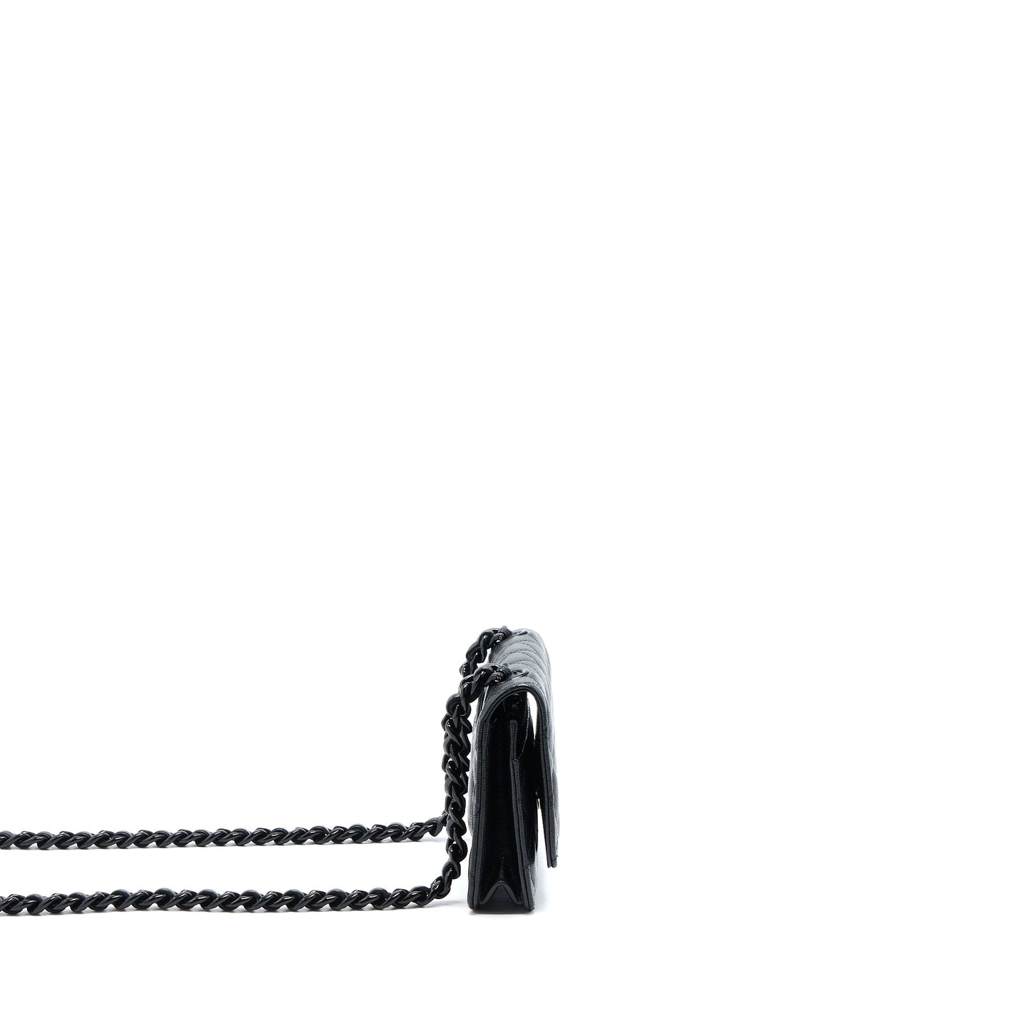 Chanel Quilted Wallet On Chain Caviar So Black