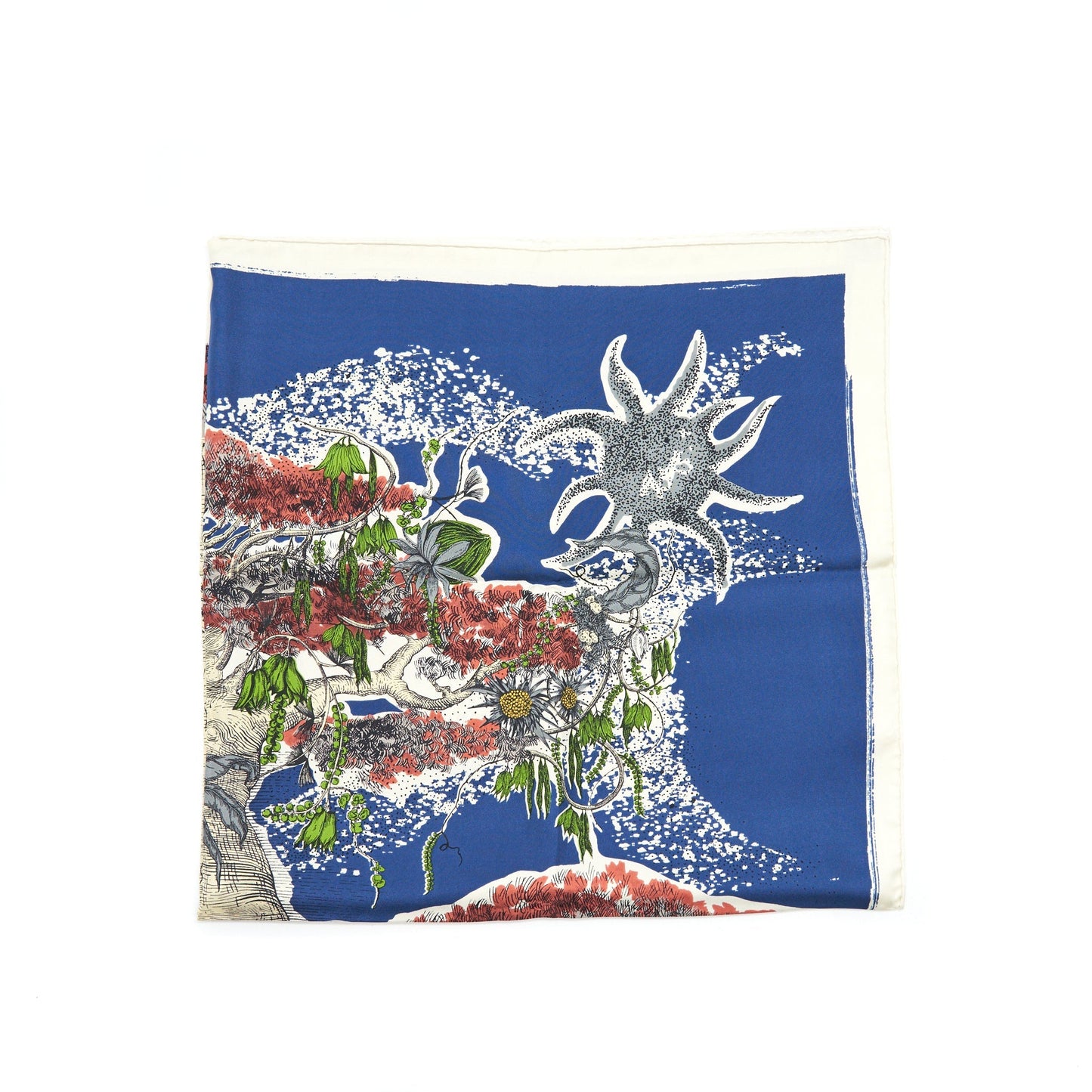 Christian Luxury Dior Silk Scarf Square Multicolour