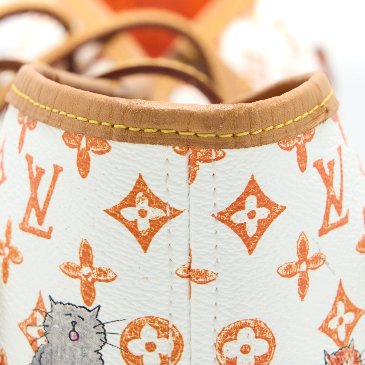 Louis Vuitton Grace Coddington Catogram Neverfull MM Canvas GHW