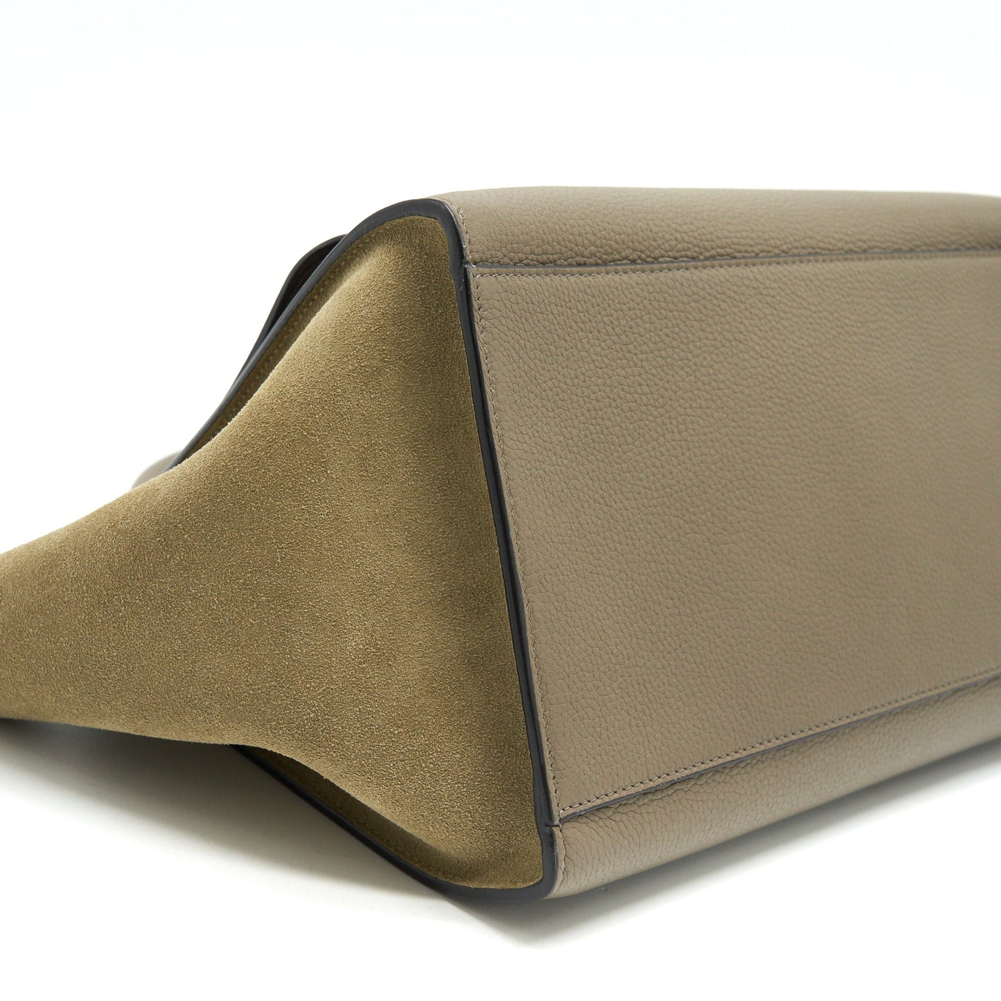 CELINE SMALL TRAPEZE BAG LIGHT GREY SHW
