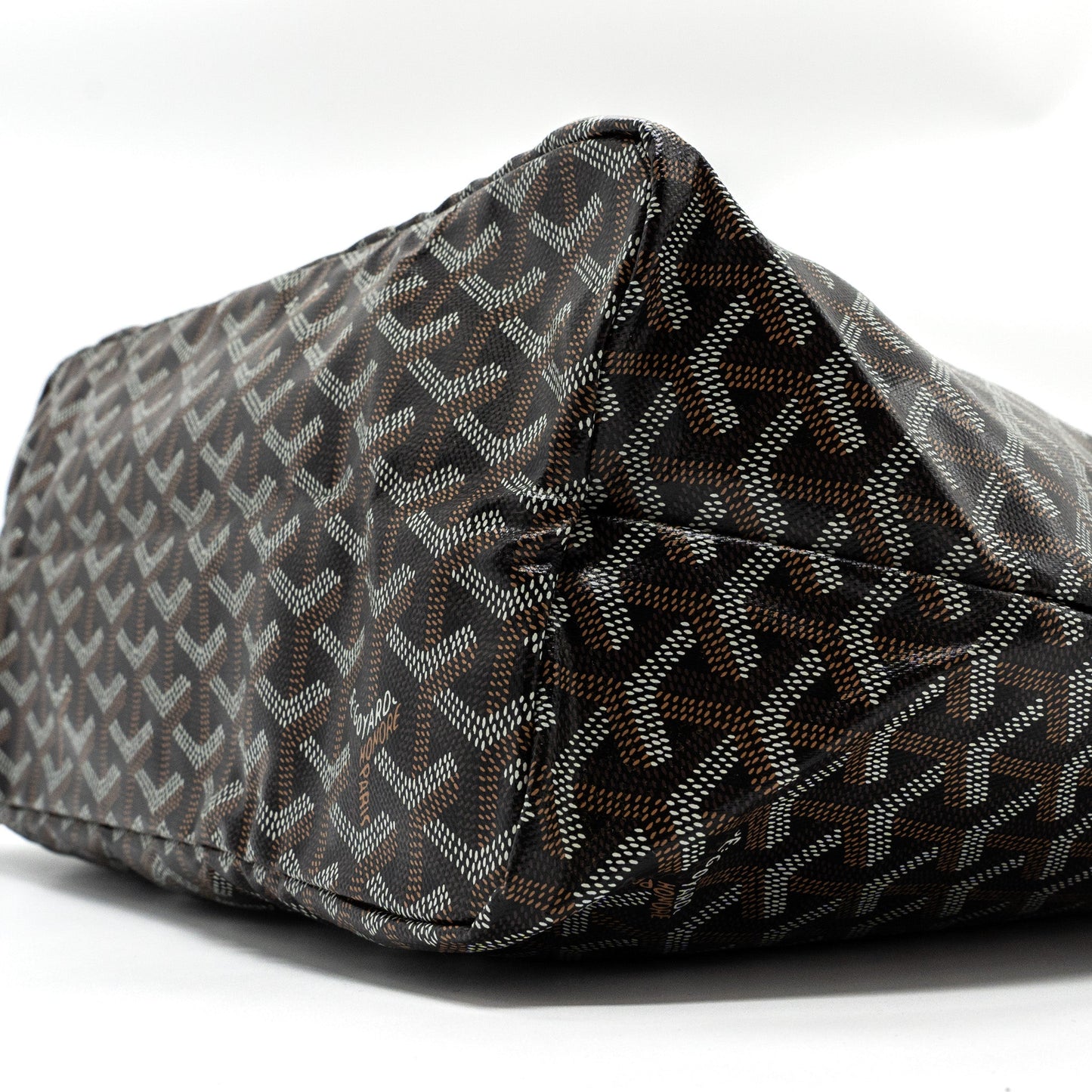 Goyard Saint Louis pm tote bag goyardine canvas brown/ multicolour
