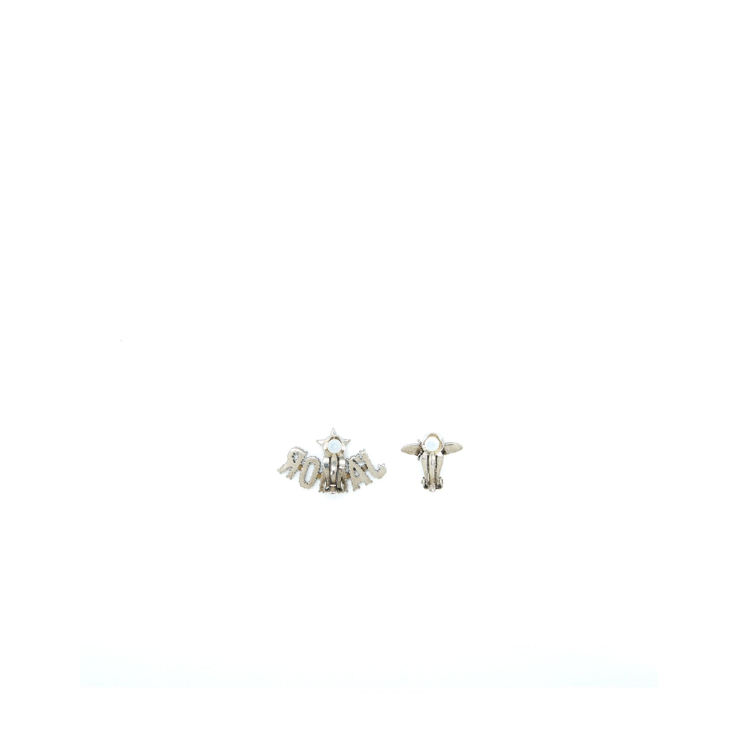 Luxury Dior Bee & J’aLuxury Dior Earrings Silver Tone