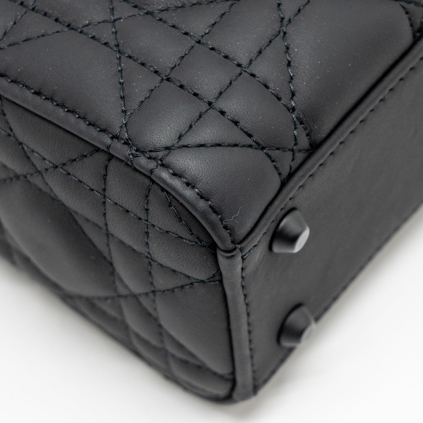 DIOR Mini Lady Dior Calfskin So Black