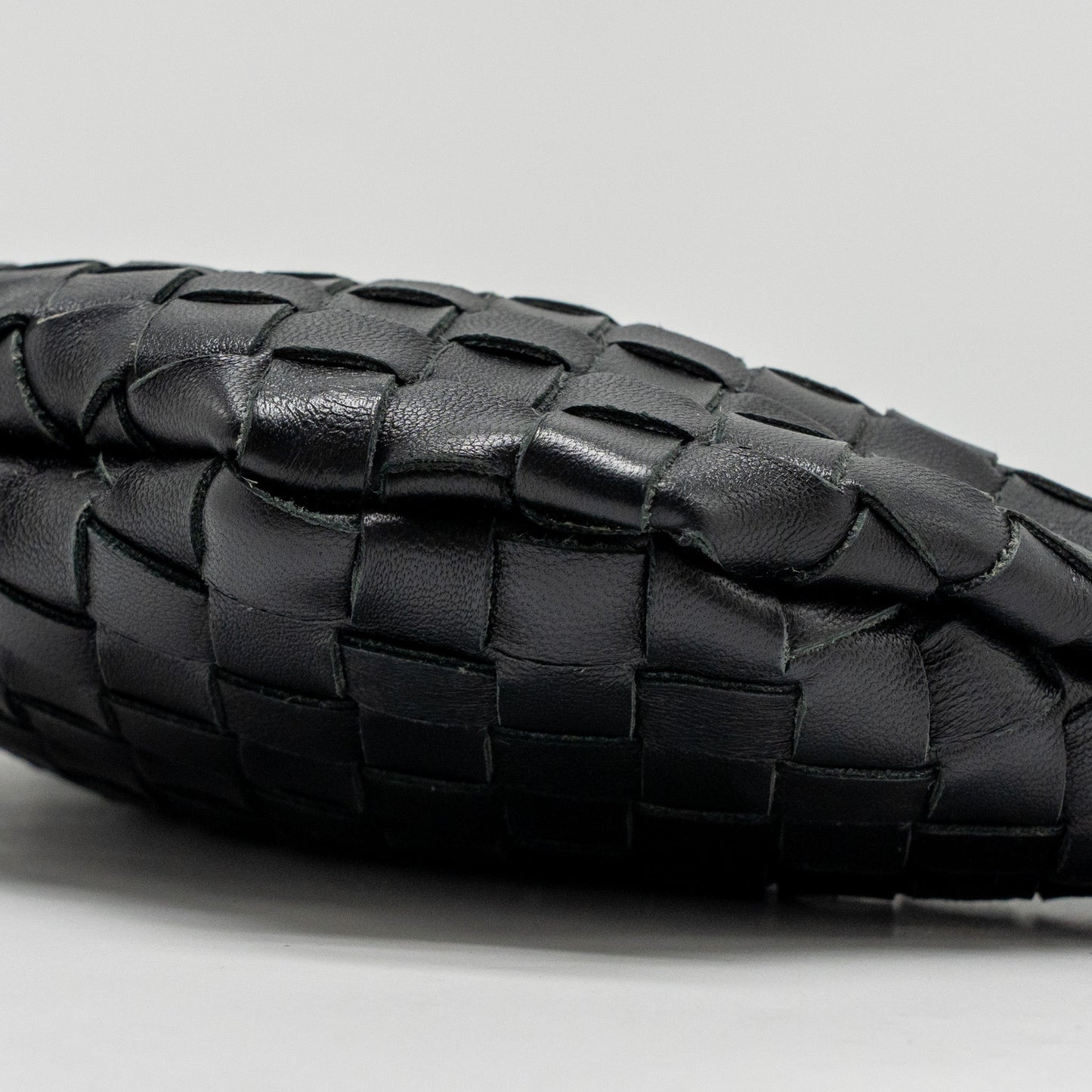Bottega Veneta mini turn pouch lambskin black GHW