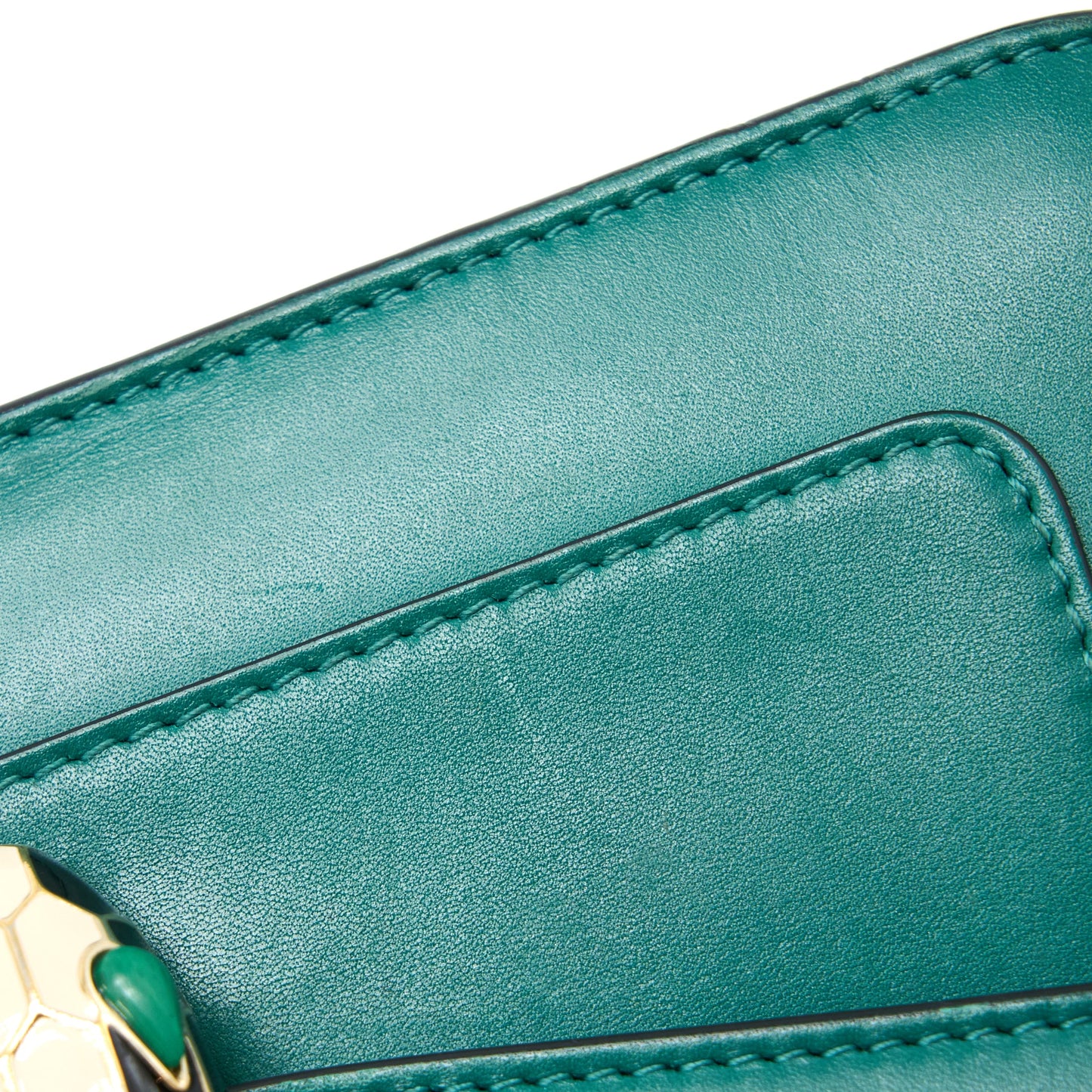 Bvlgari Serpenti Forever Crossbody Bag Calfskin Green LGHW