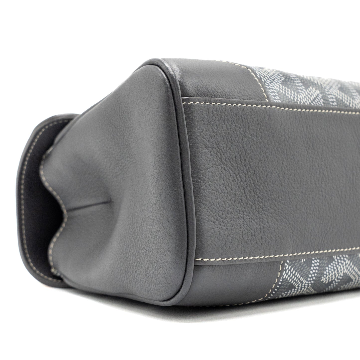 Goyard Mini Saigon bag goyardine canvas grey SHW