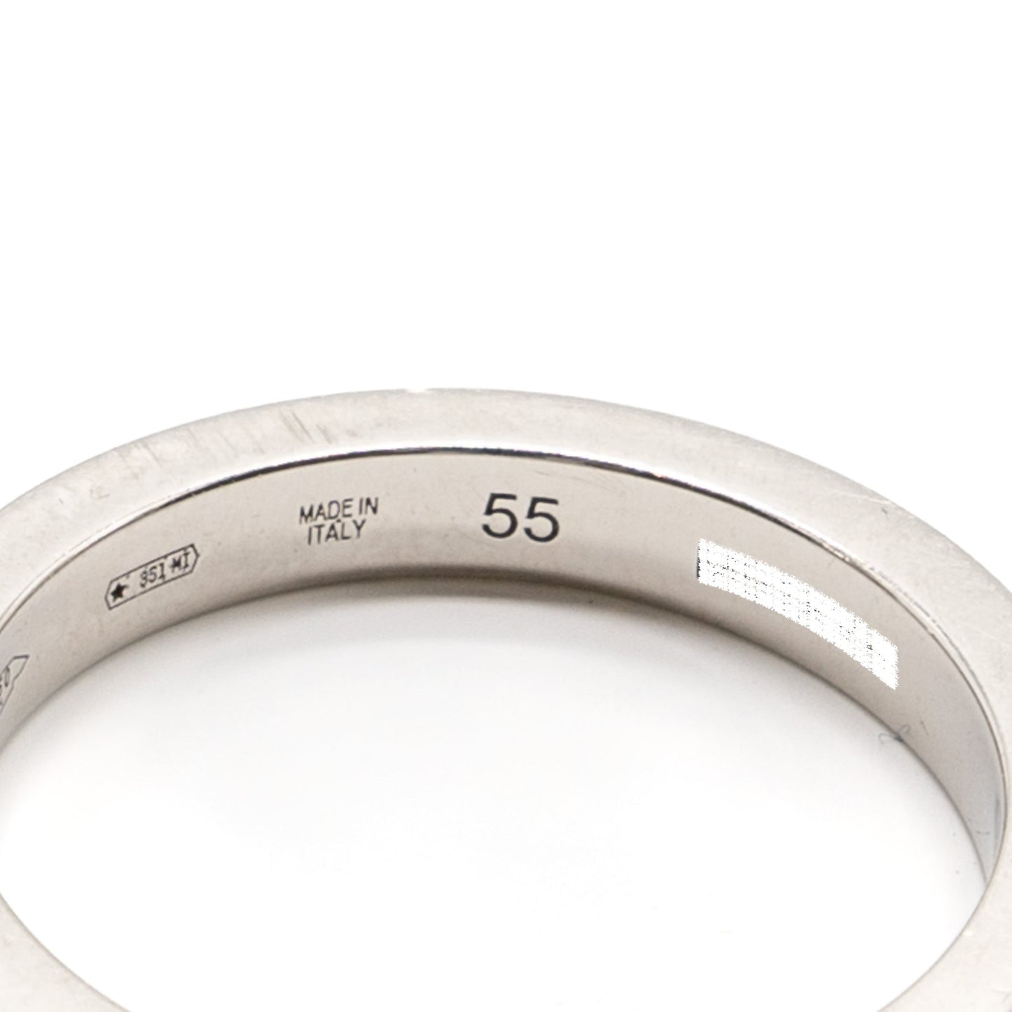 Bvlgari size 55 Bvlgari essential ring platinum
