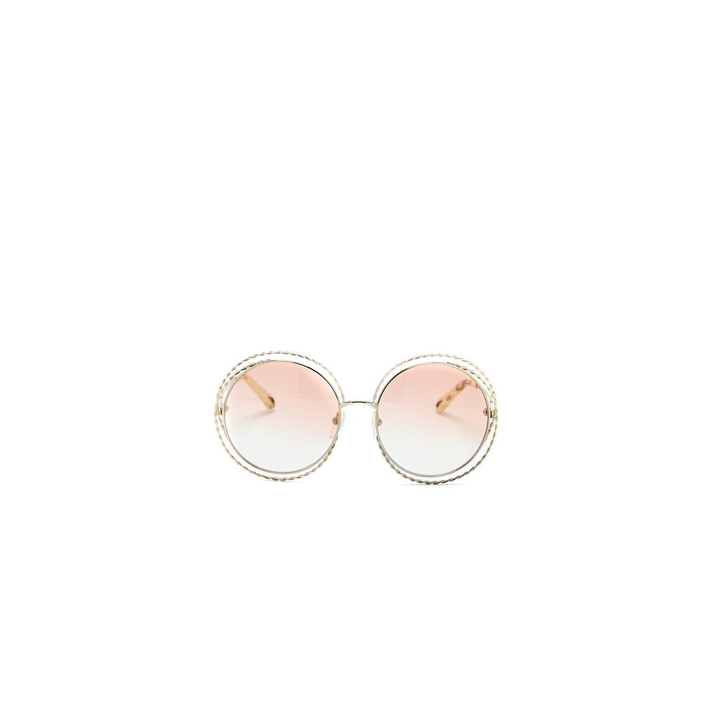 Chloe Round Heart Sunglasses Light Purple