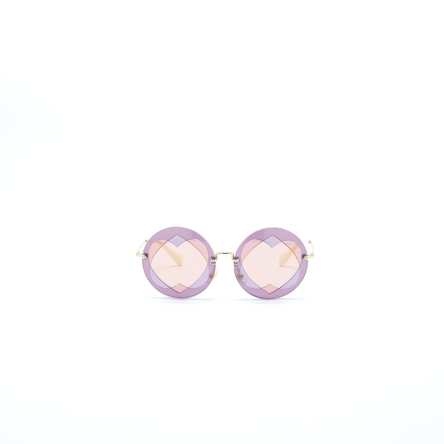 Miumiu Round Sunglasses Light Pink
