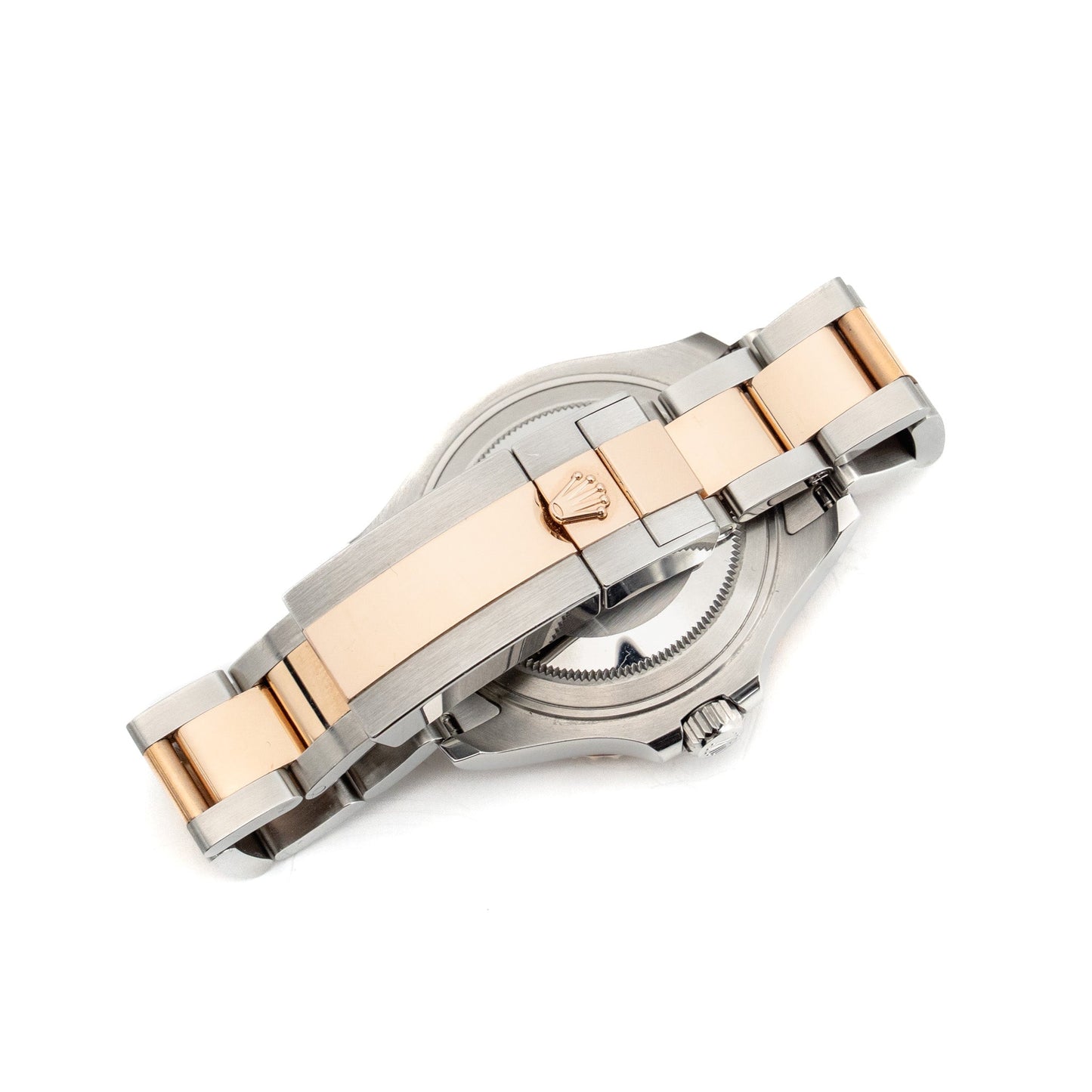 Rolex Yacht-Master 37 Oystersteel, Everose Gold Intense Black Dial Oyster Bracelet Model: 268621