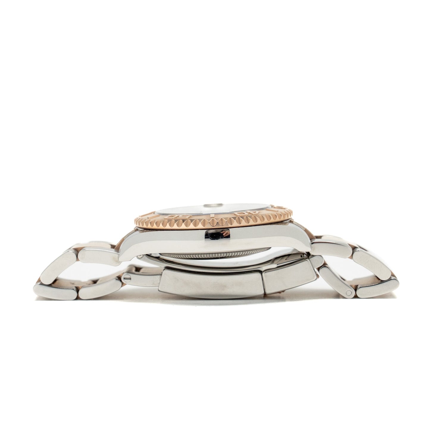 Rolex Yacht-Master 37 Oystersteel, Everose Gold Intense Black Dial Oyster Bracelet Model: 268621