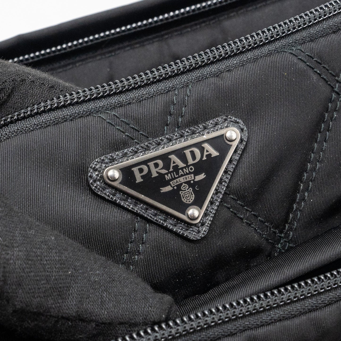 Prada Bum Bag Nylon Black SHW