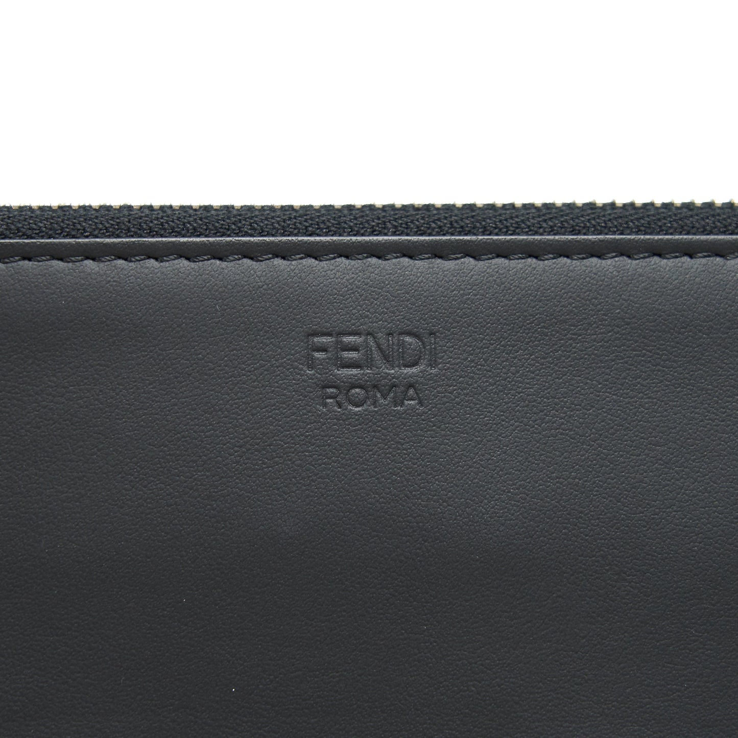 Fendi monster Clutch so black