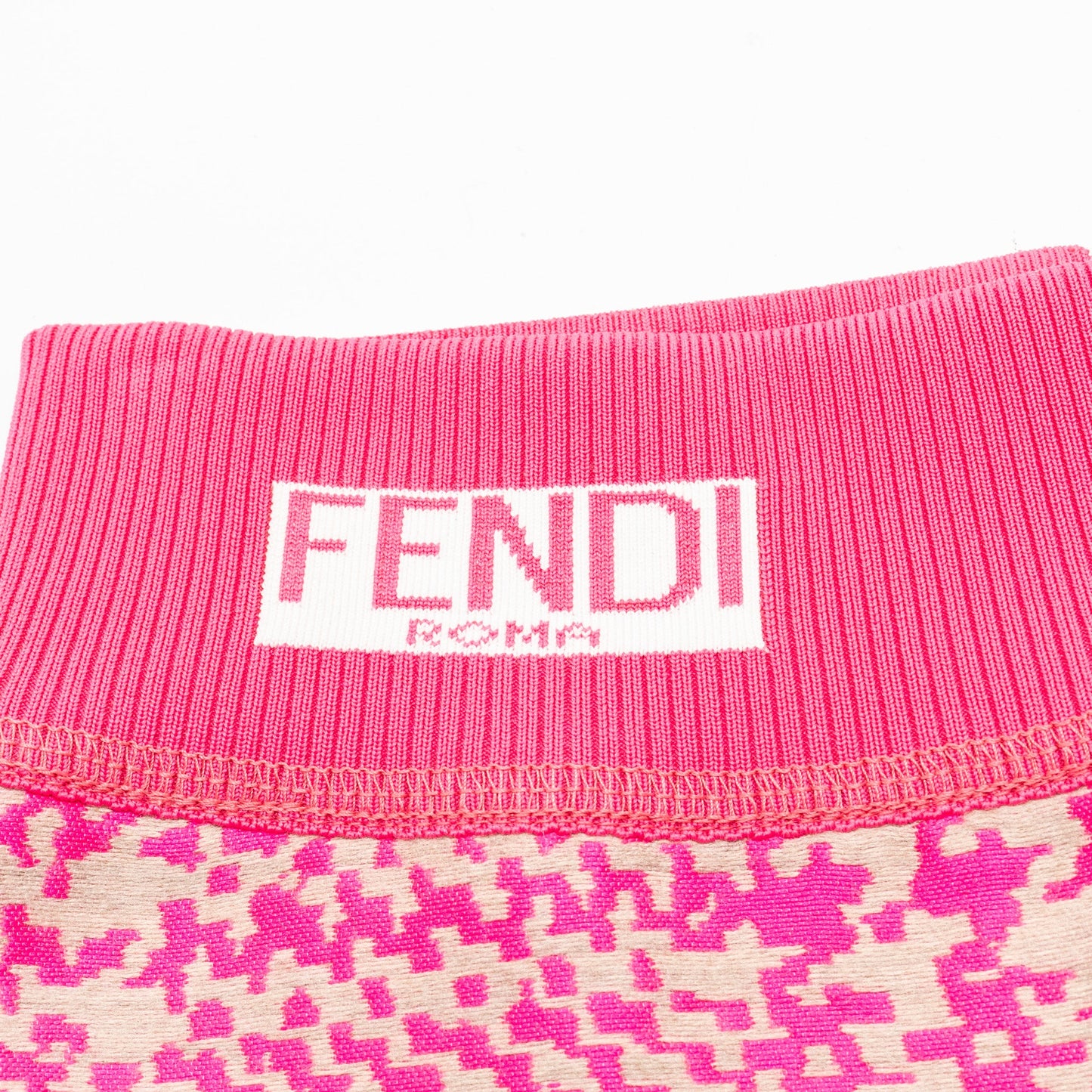 Fendi Size 38 Long Maxi Length Skirt Polyester/Wool/Silk Pink