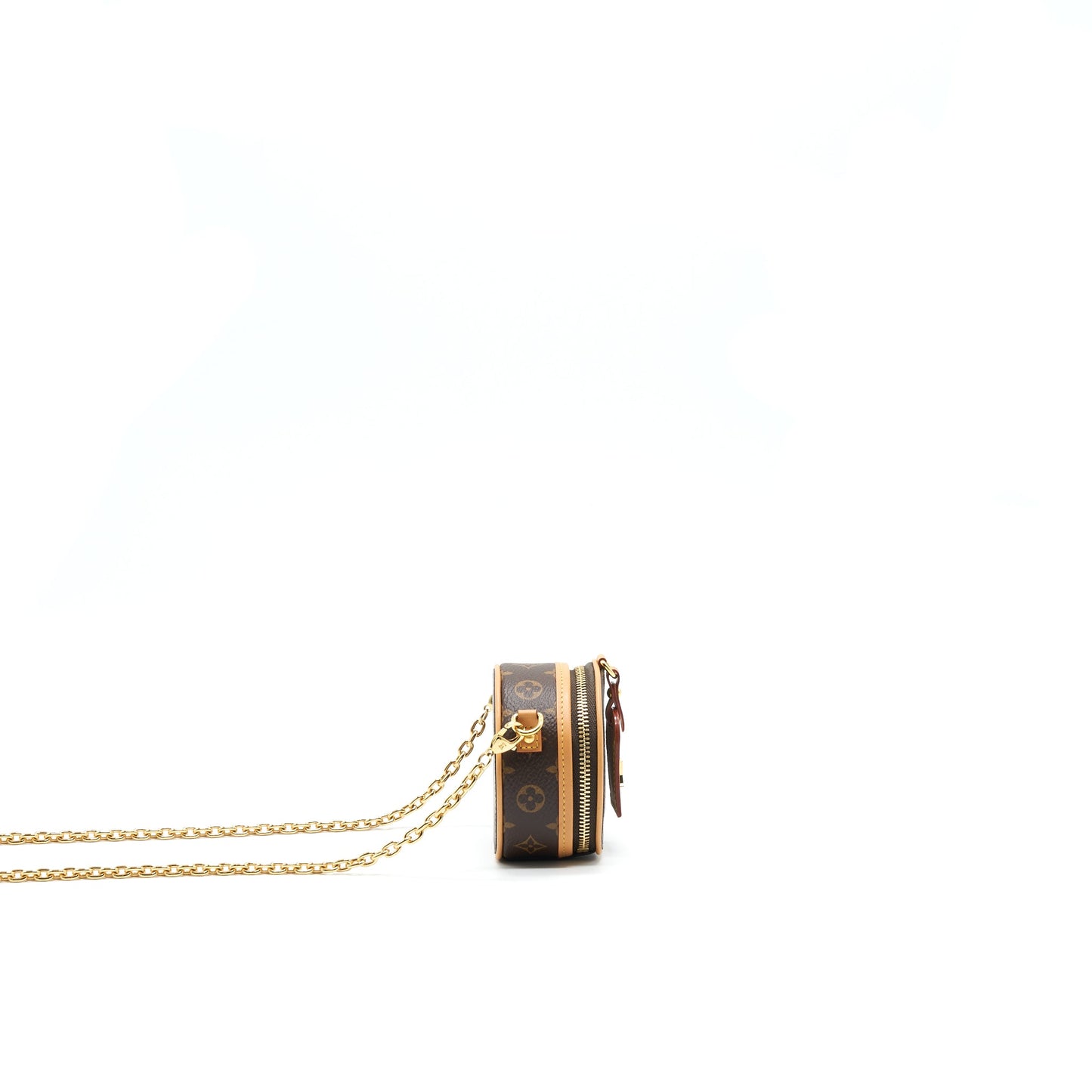 Louis Vuitton Petite Boite Chapeau Necklace Monogram Canvas