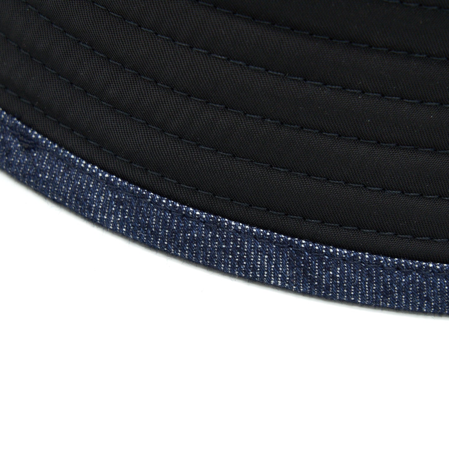 Prada Nylon and Denim Bucket Hat