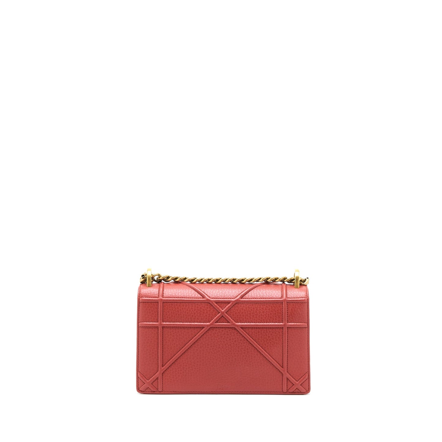 Luxury Dior Small Luxury Diorama Calfskin Red Brushed GHW