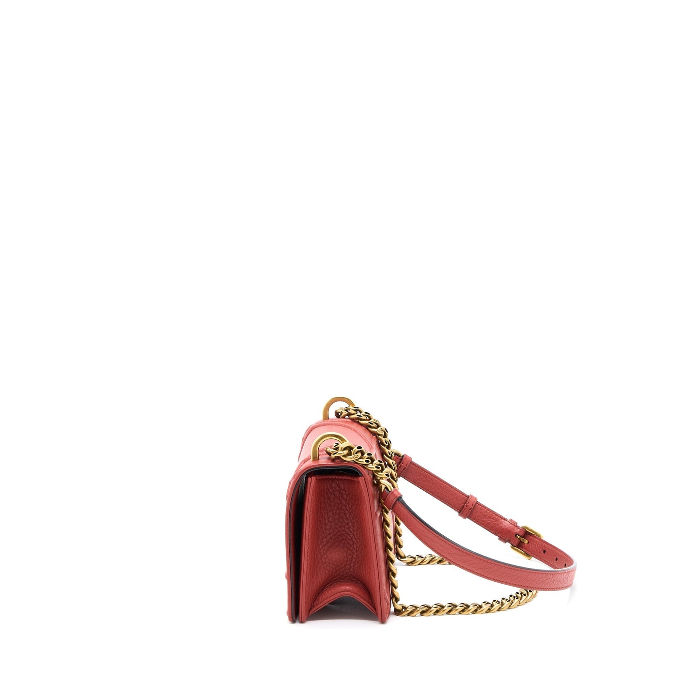 Luxury Dior Small Luxury Diorama Calfskin Red Brushed GHW