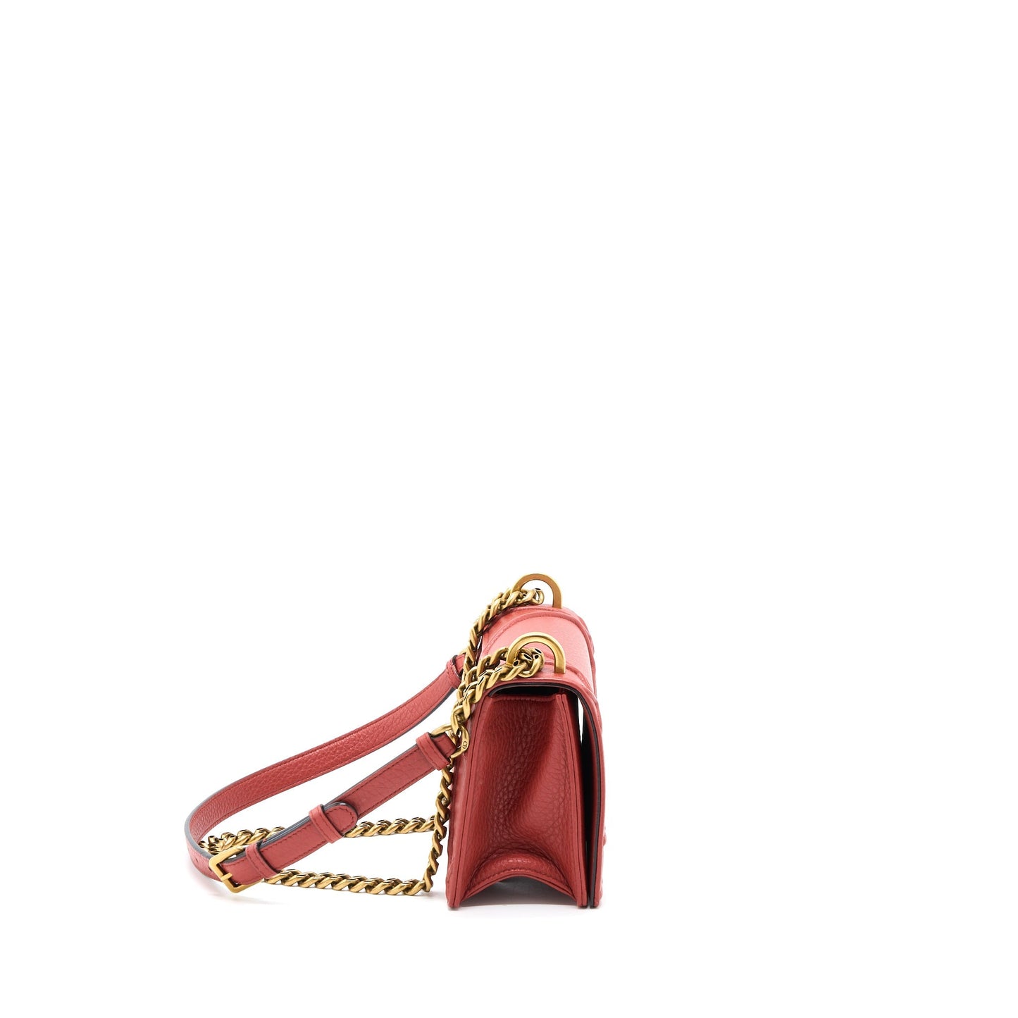 Luxury Dior Small Luxury Diorama Calfskin Red Brushed GHW