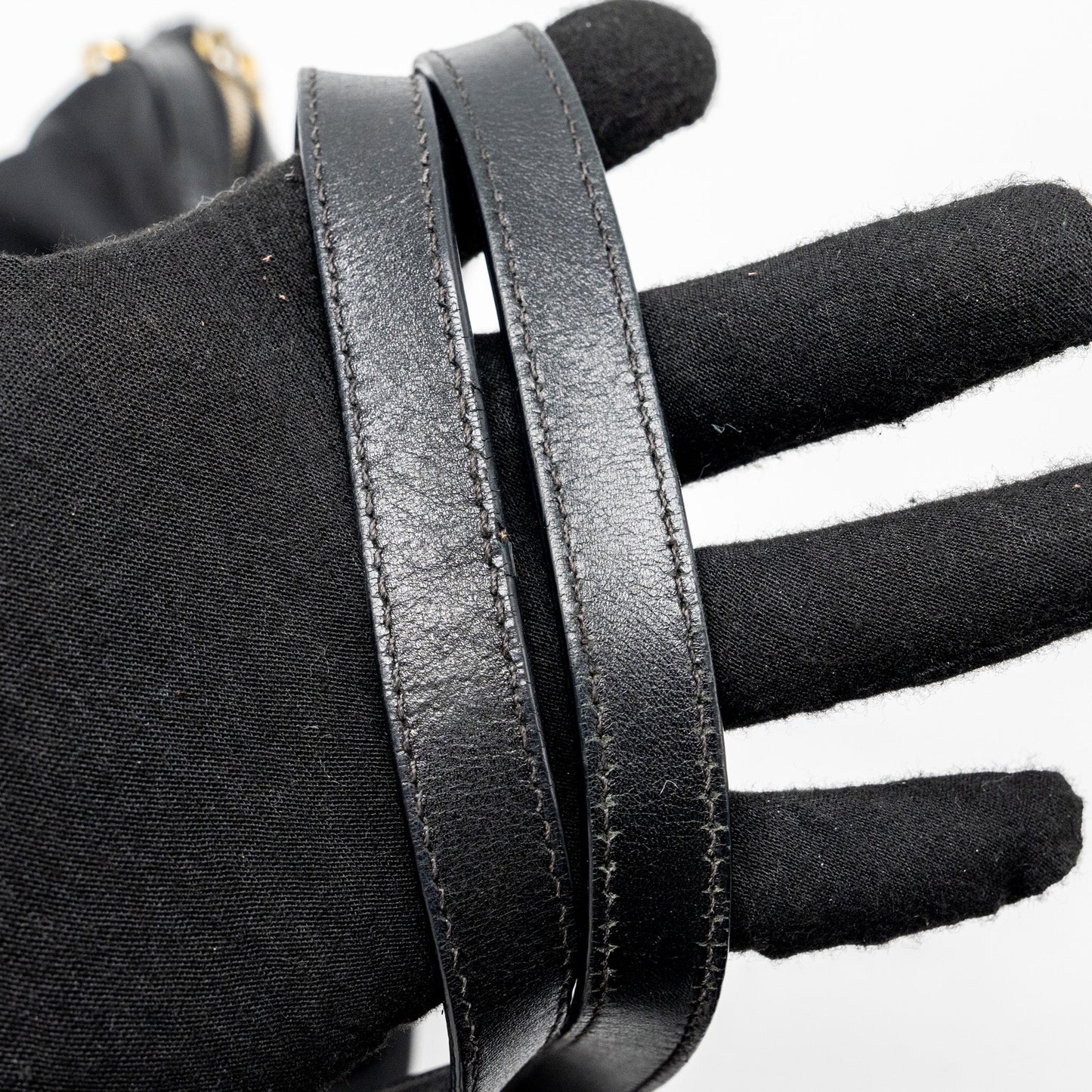 Prada Zip nylon bag black GHW