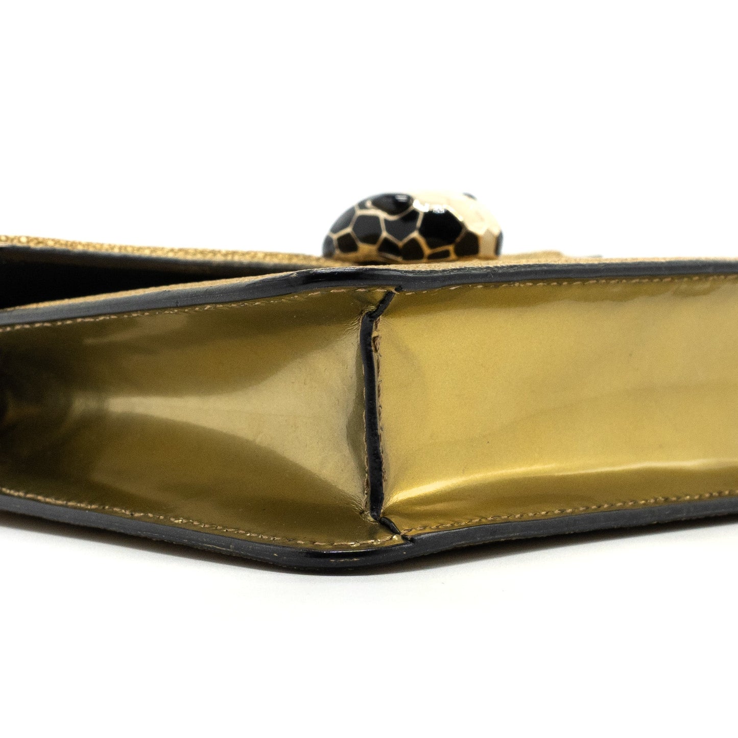 Bvlgari Serpenti Forever Crossbody Bag Stingray Leather Gold LGHW