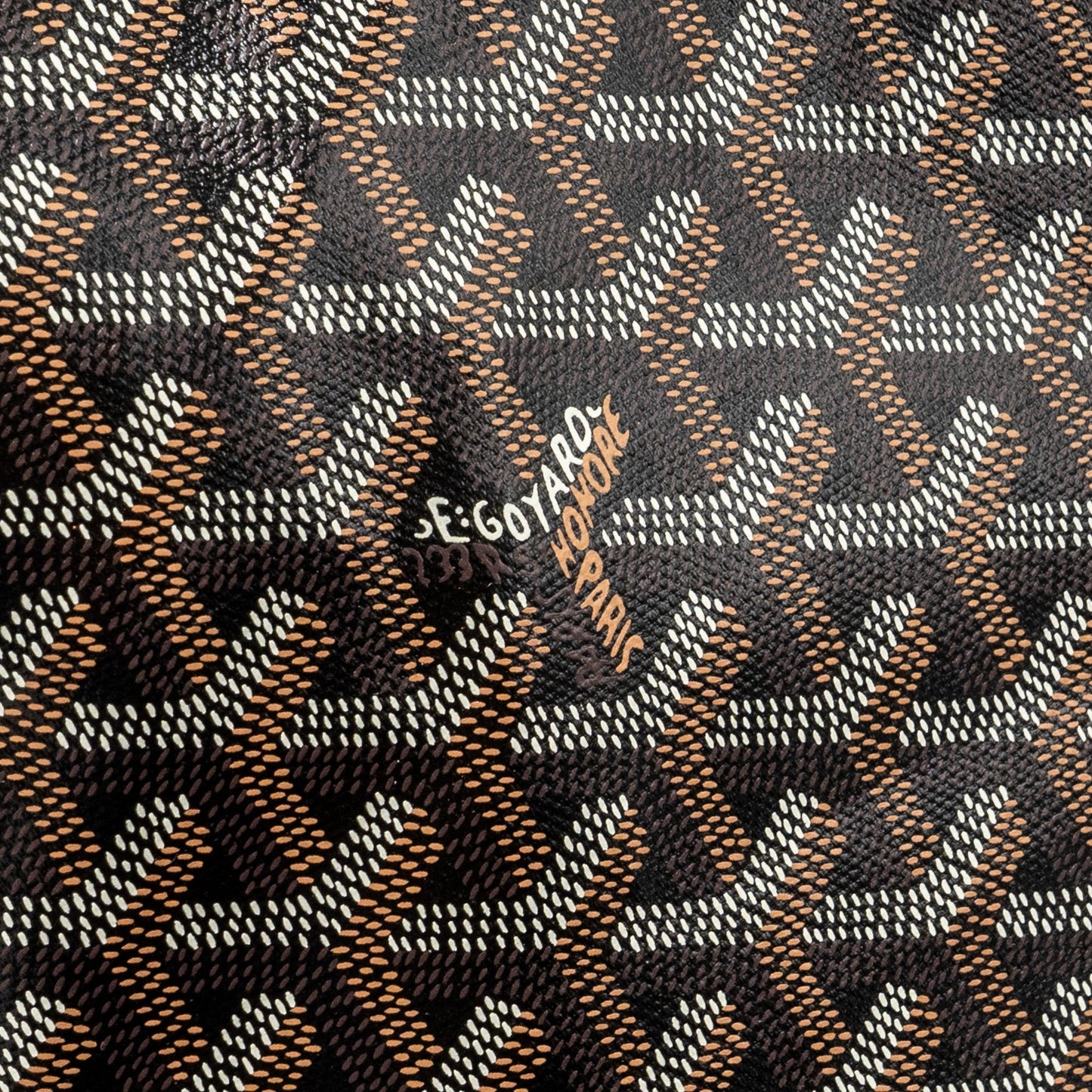 Goyard Boheme Hobo Bag Goyardline canvas / calfskin black SHW