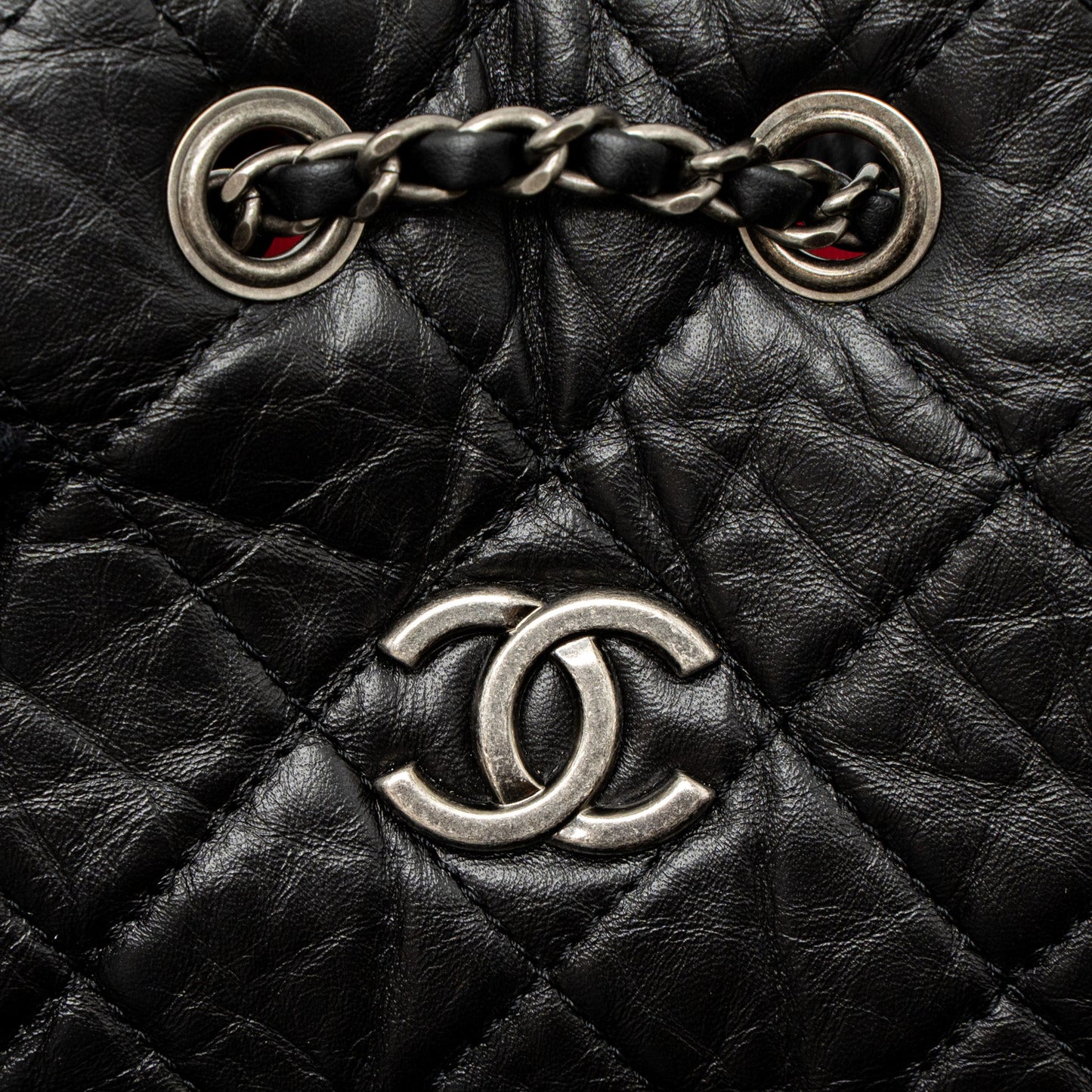 Chanel Small Gabrielle Backpack Calfskin Black Multicolour Hardware (Microchip)