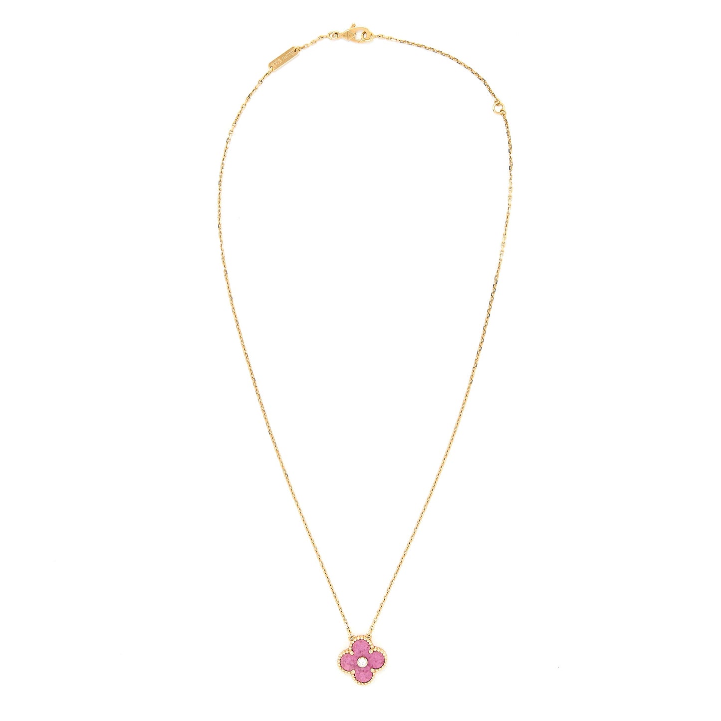 Van Cleef & Arpels 2021 Holiday Limited Pendant Vintage Alhambra Necklace