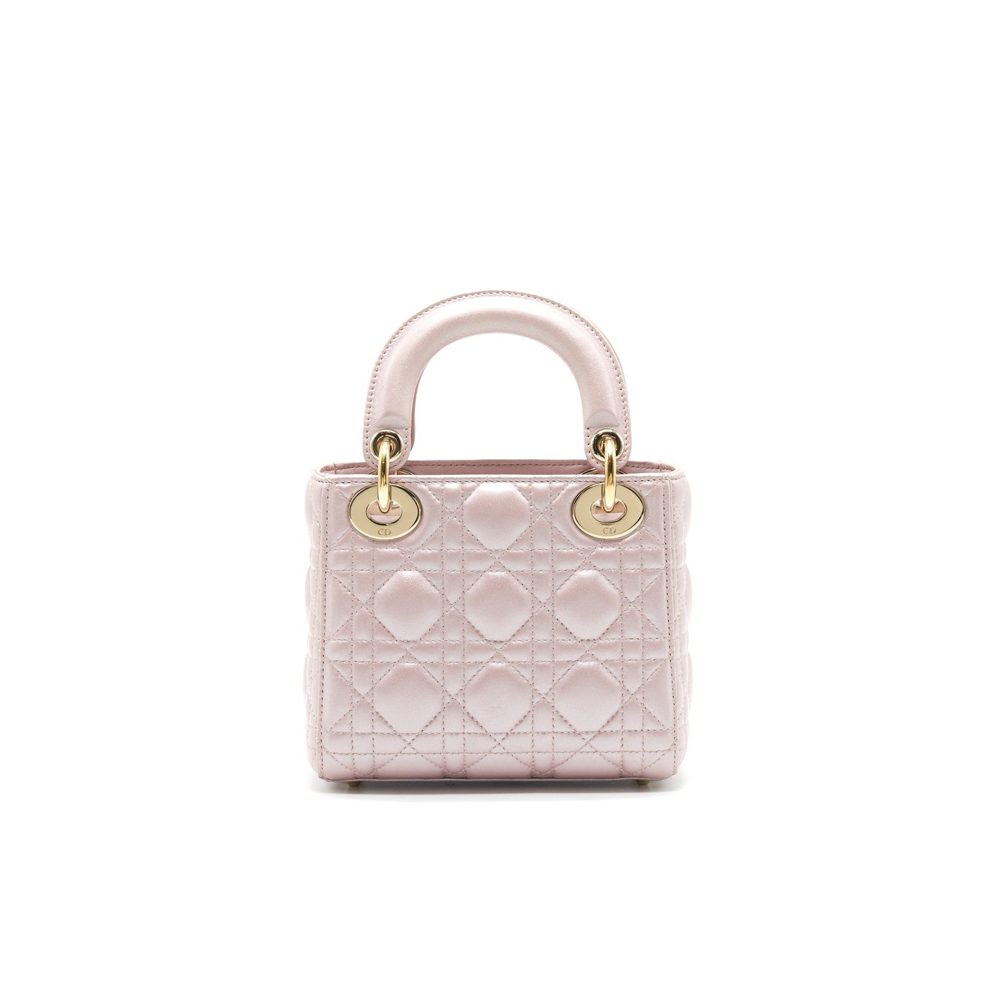 Luxury Dior MINI LADY WITH CHAIN LOTUS PEARL GHW