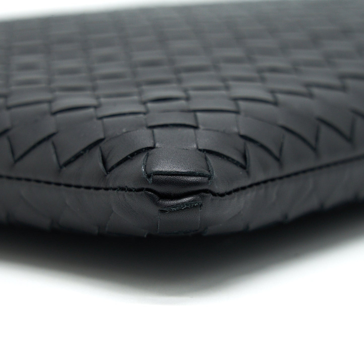 bottega Veneta Intrecciato weave small document case/ clutch