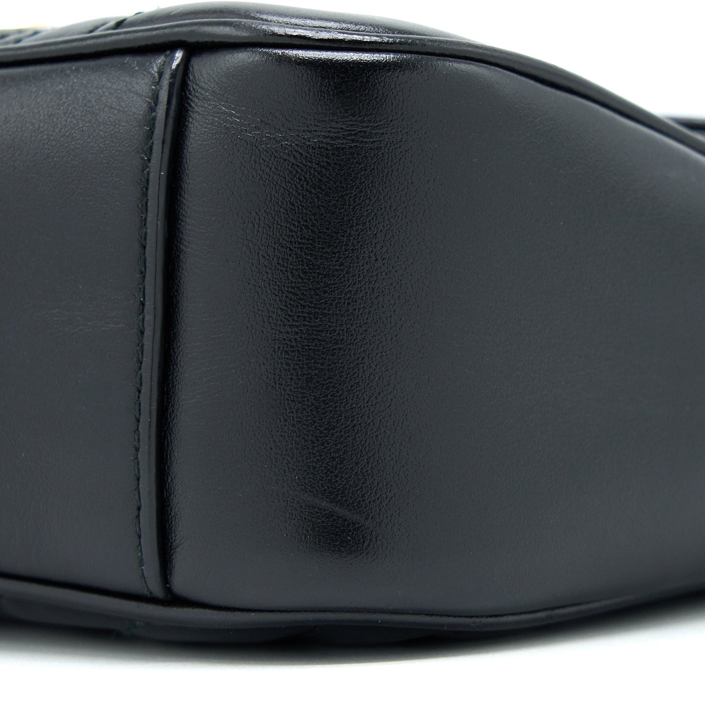 Gucci Small Marmont Calfskin Black GHW