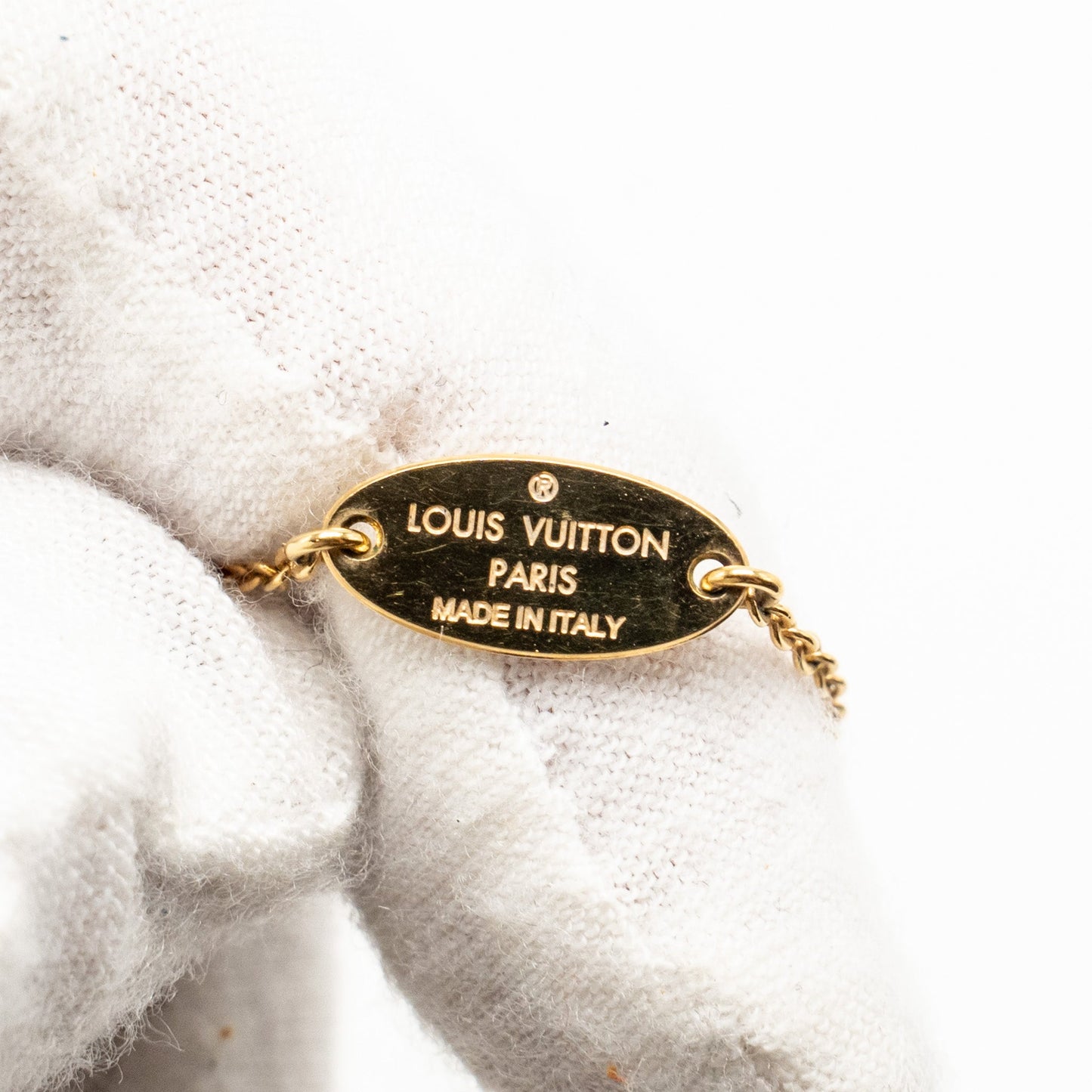 Louis Vuitton Nanogram Necklace Gold/Silver Tone