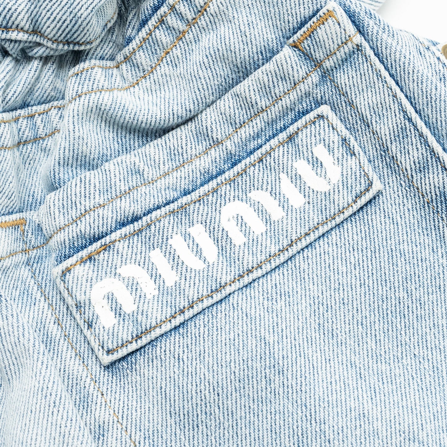 Miu miu size 24 sapphire denim blue shorts