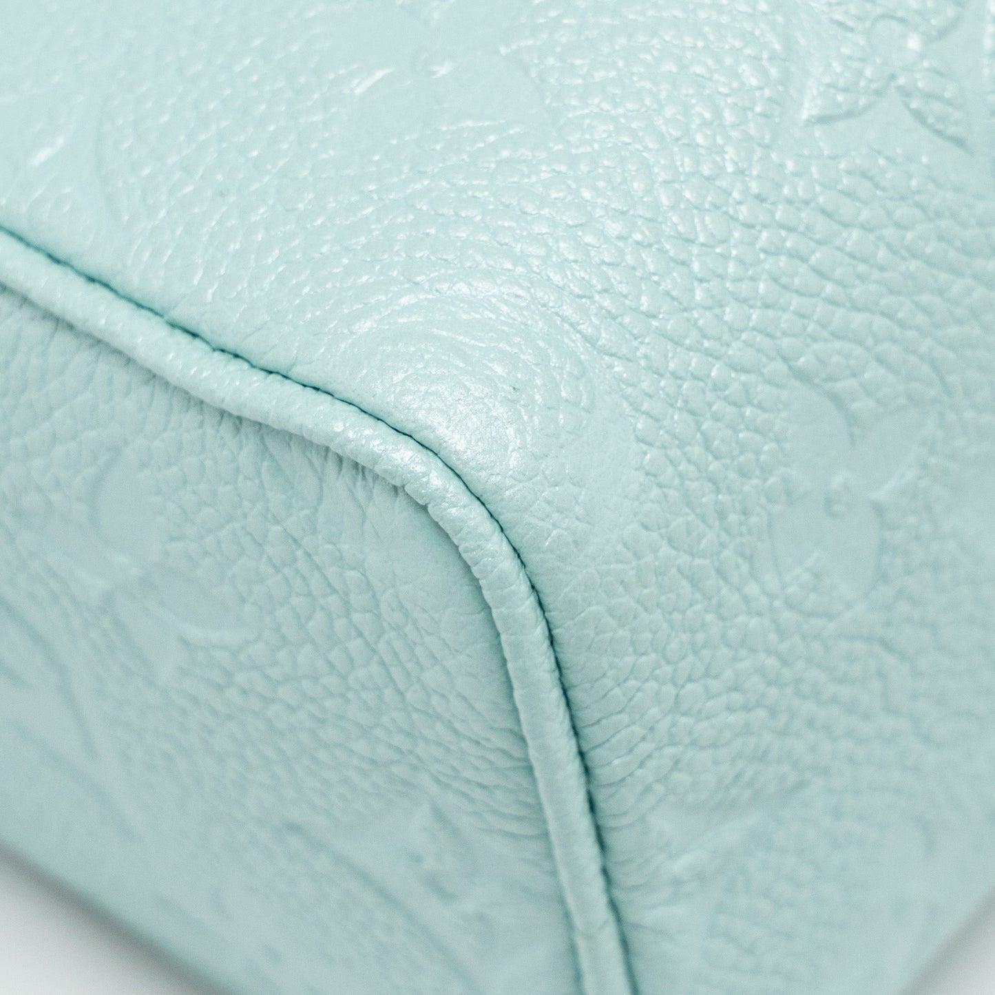 Louis Vuitton Nano Speedy Monogram Empreinte Leather Mint Green SHW
